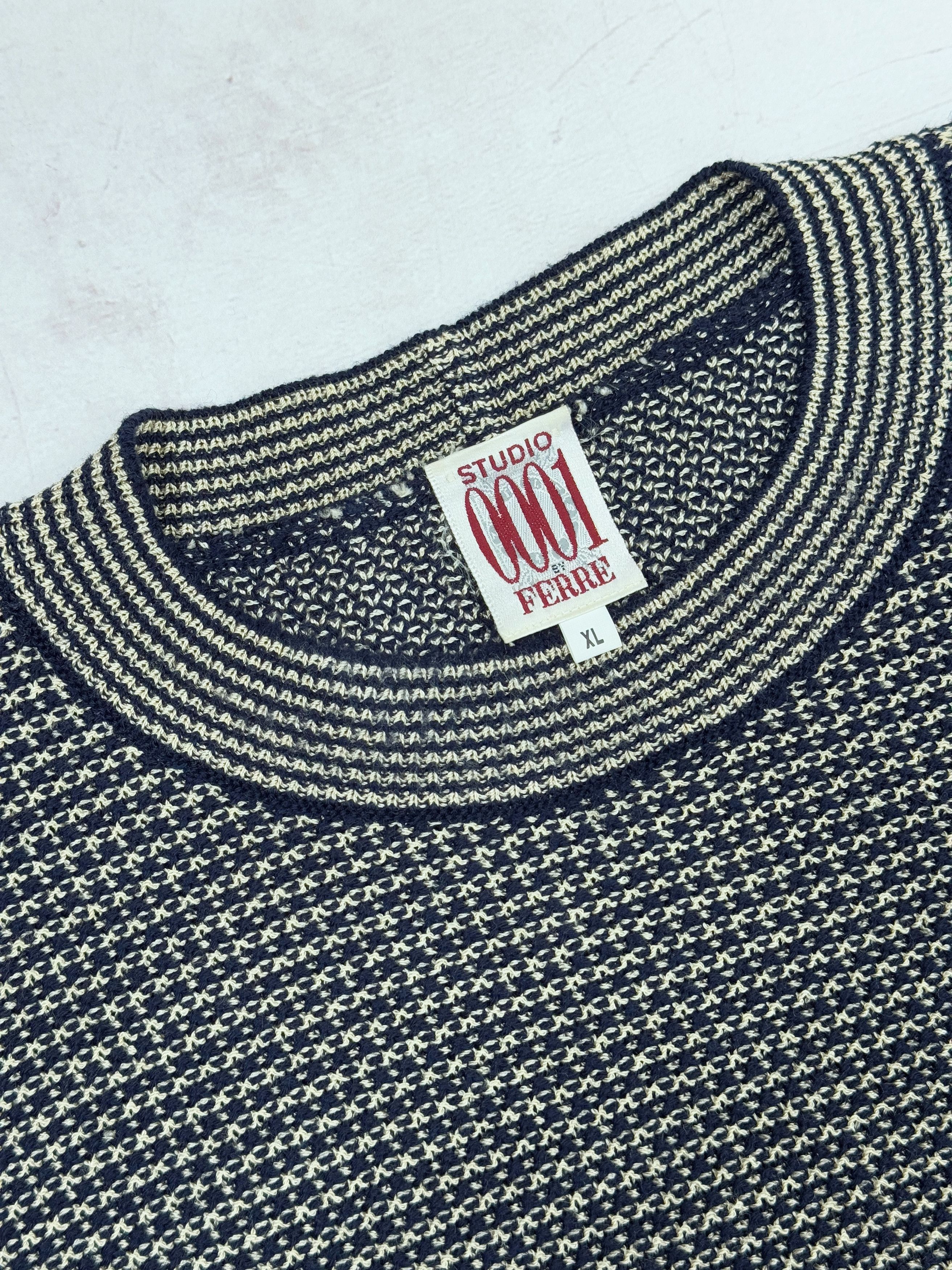 Gianfranco Ferre × Vintage Vintage Gianfranco Ferre Sweater Studio 0001 Wool Size US L / EU 52-54 / 3 - 6 Thumbnail