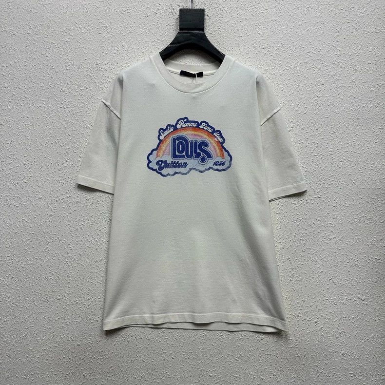 Louis Vuitton Louis Vuitton Rainbow LOGO White Short Sleeve 2502-Nextarr Size US XXL / EU 58 / 5 - 1 Thumbnail