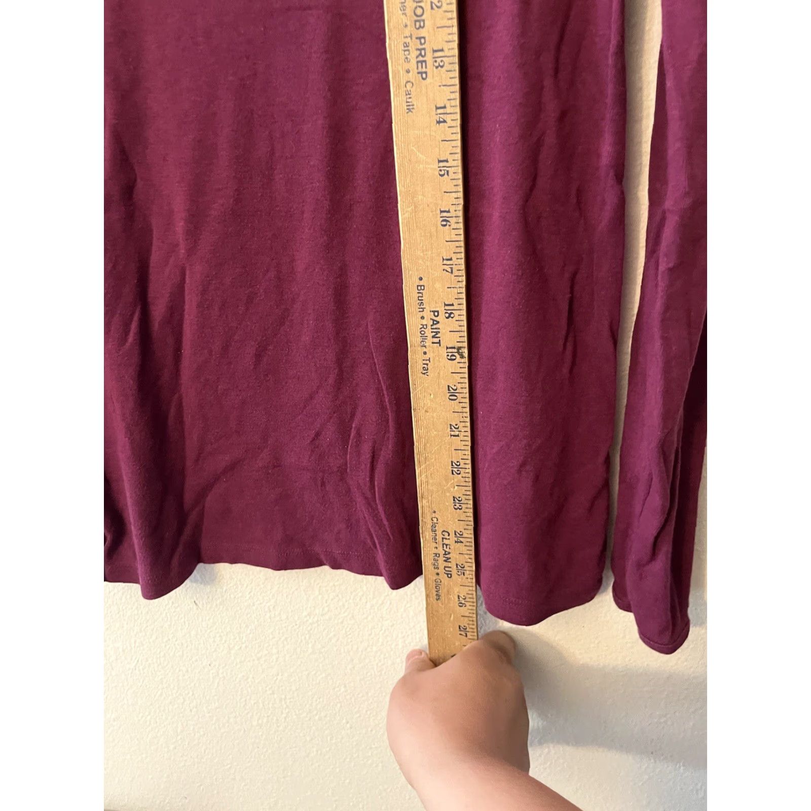 Gap Gap Women’s Small Maroon Cotton Boat Neck Long Sleeve Pullover Sweater Solid Size S / US 4 / IT 40 - 4 Thumbnail