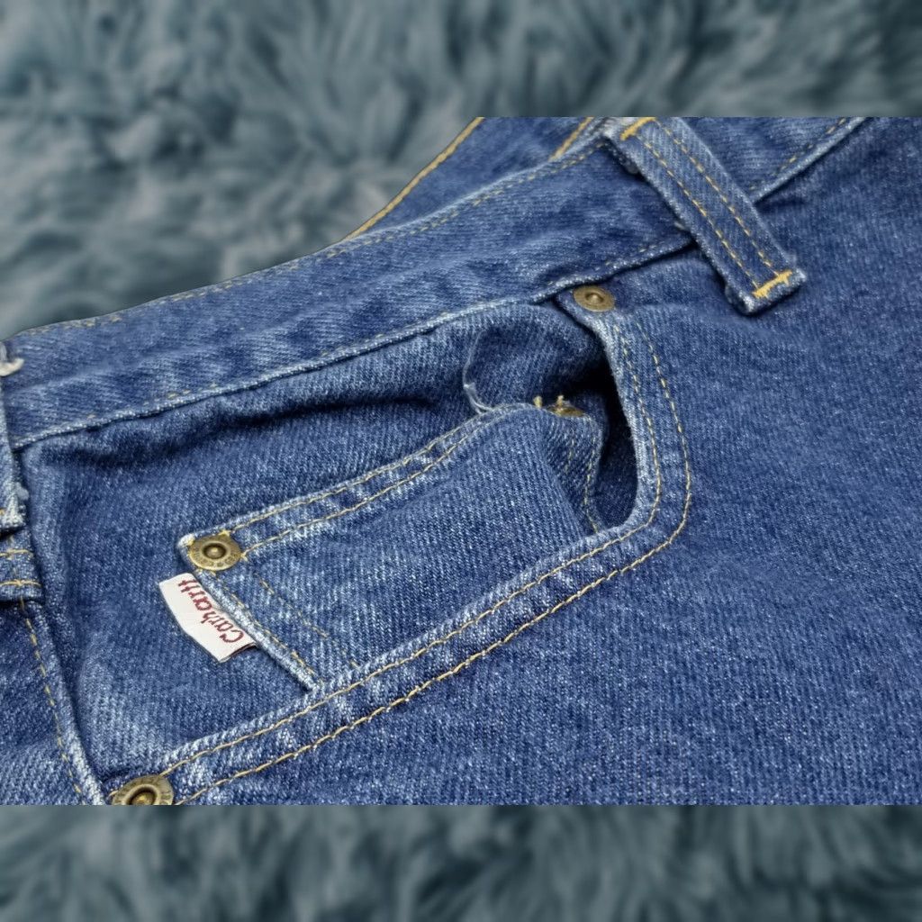 Carhartt VINTAGE? Wait, Carhartt Relaxed Fit Jeans 40 x 32 381-83 Work Blue Denim Dungarees Size US 40 / EU 56 - 1 Thumbnail