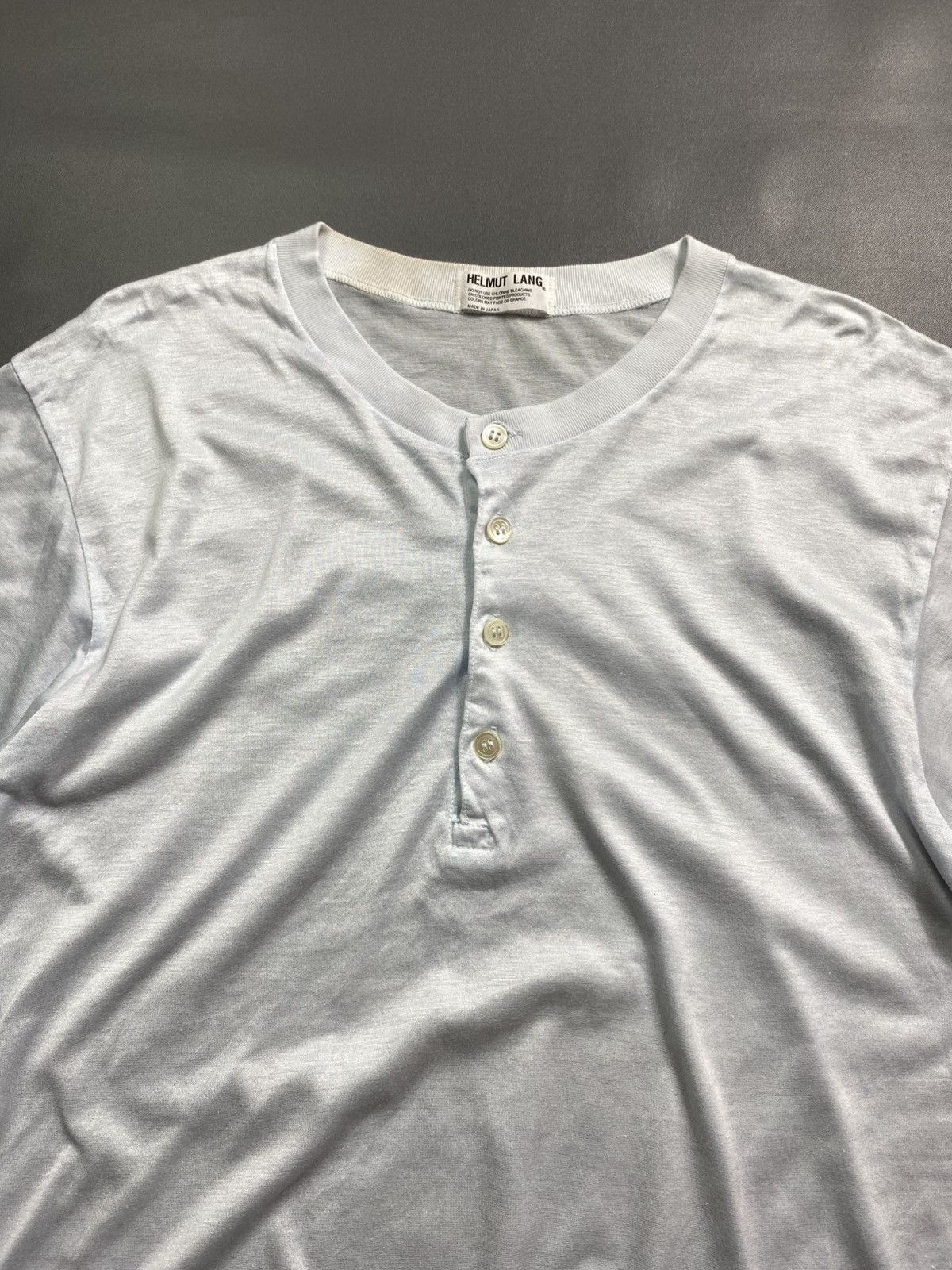 Helmut Lang Helmut Lang Button up Japan Henley Tee Size US M / EU 48-50 / 2 - 2 Thumbnail
