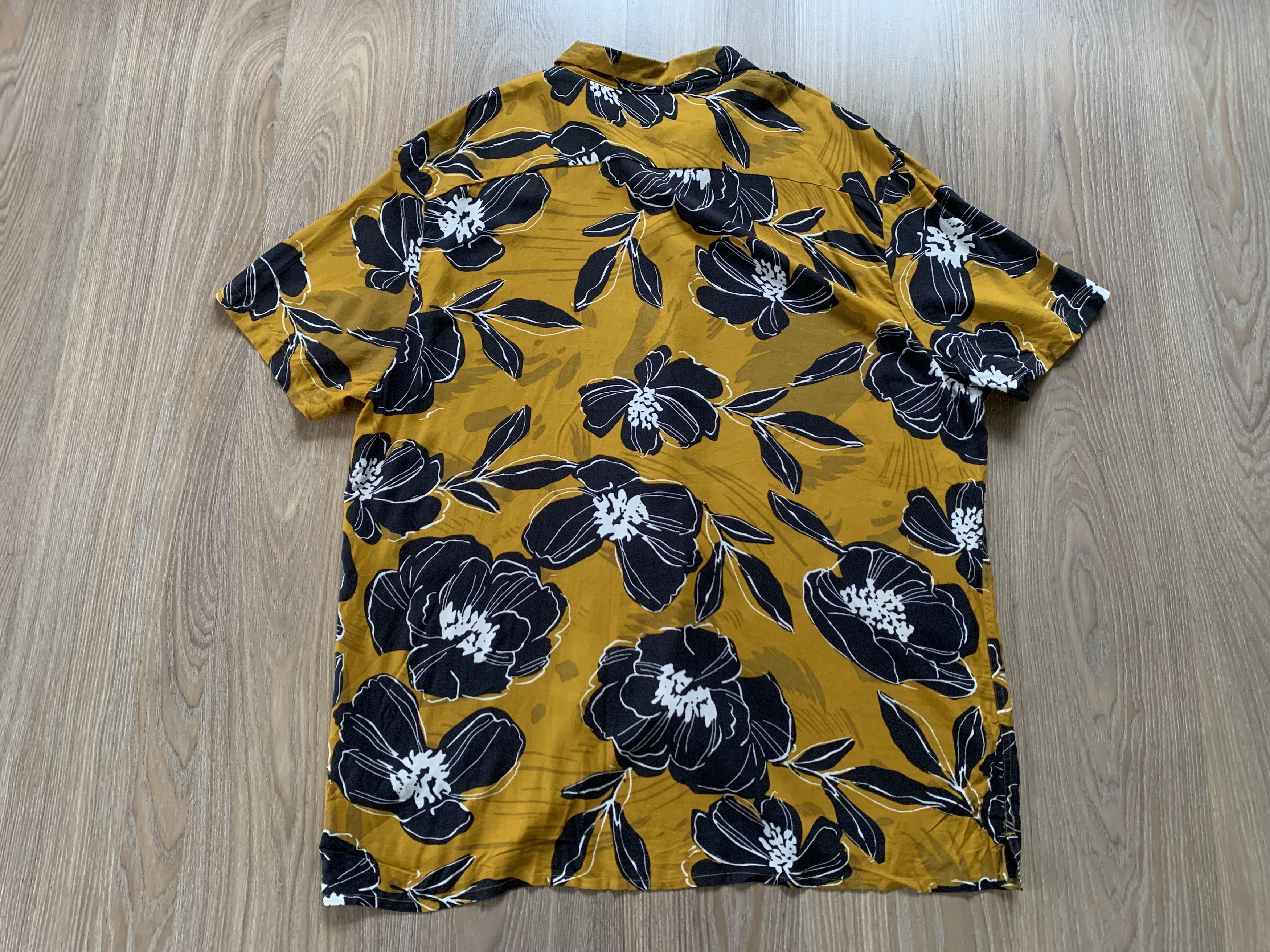 Primark Primark Regular Fit Printed Hawaiian Shirt Size US XXL / EU 58 / 5 - 3 Thumbnail