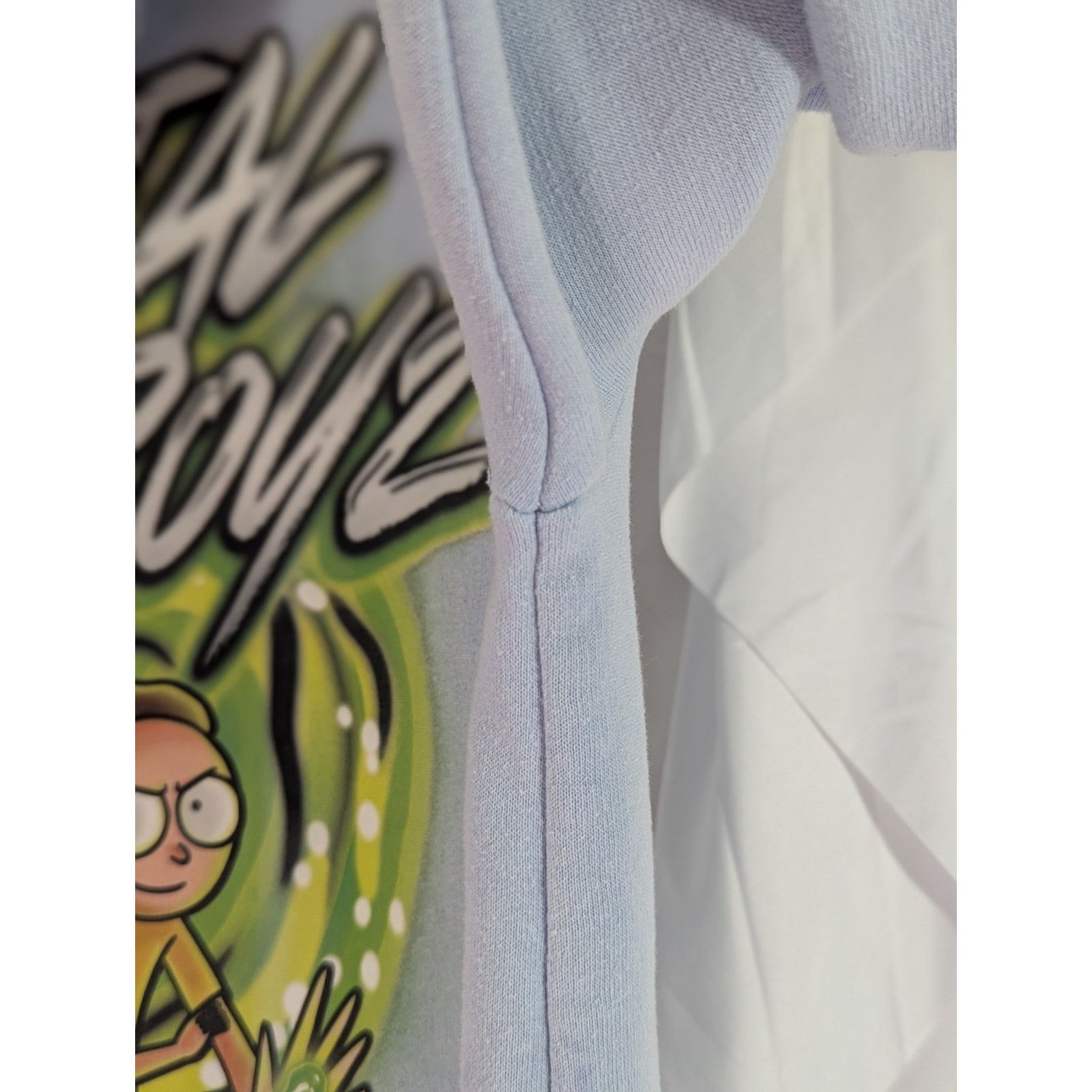 H&M H&M x Rick and Morty Portal Boyz 4 Life Blue Hoodie XS Size US XS / EU 42 / 0 - 8 Thumbnail