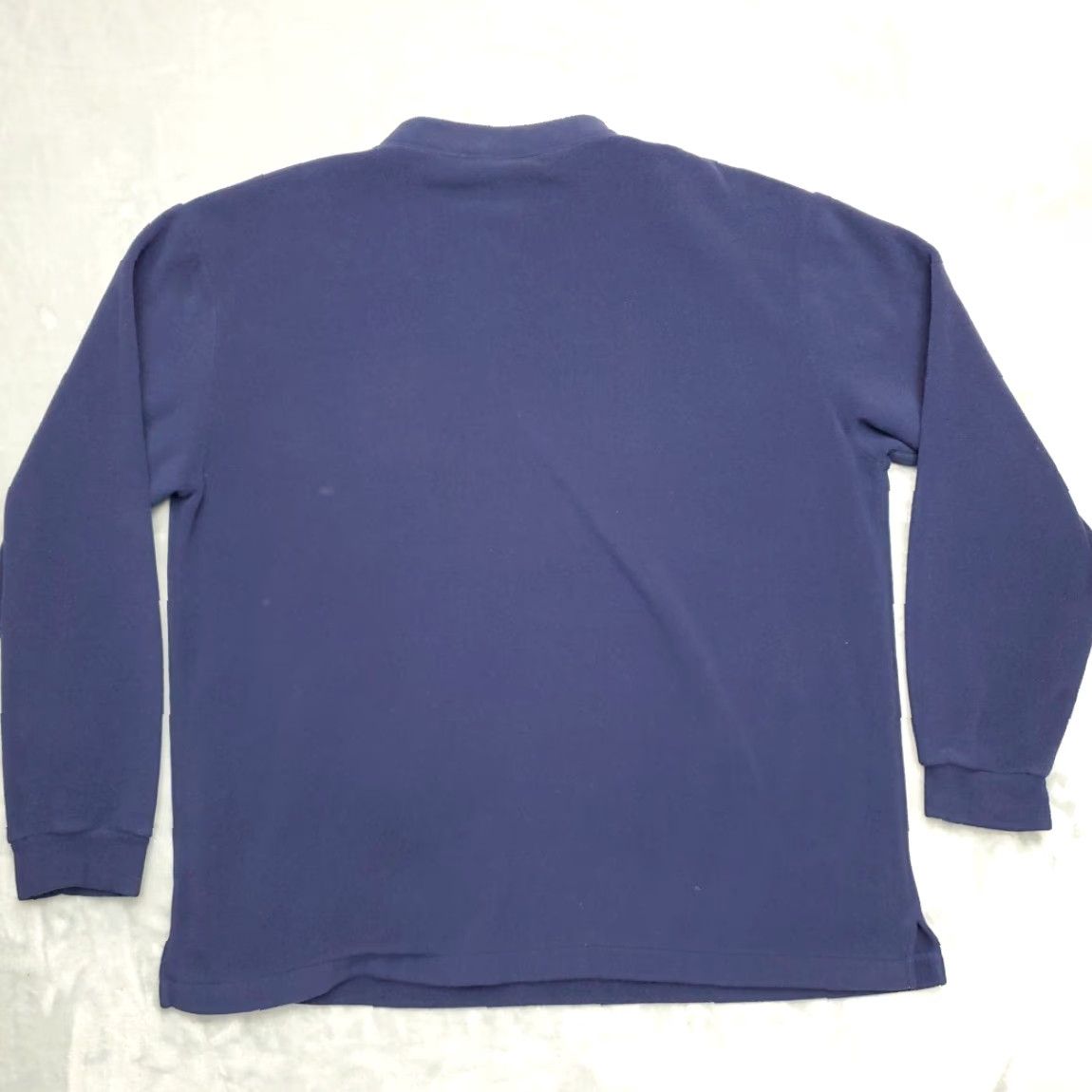 Vintage LL Bean Sweater Mens XL Blue Henley Button Pullover Fleece All Seasons Casual Solid Weathered Comfort Size US XL / EU 56 / 4 - 2 Thumbnail