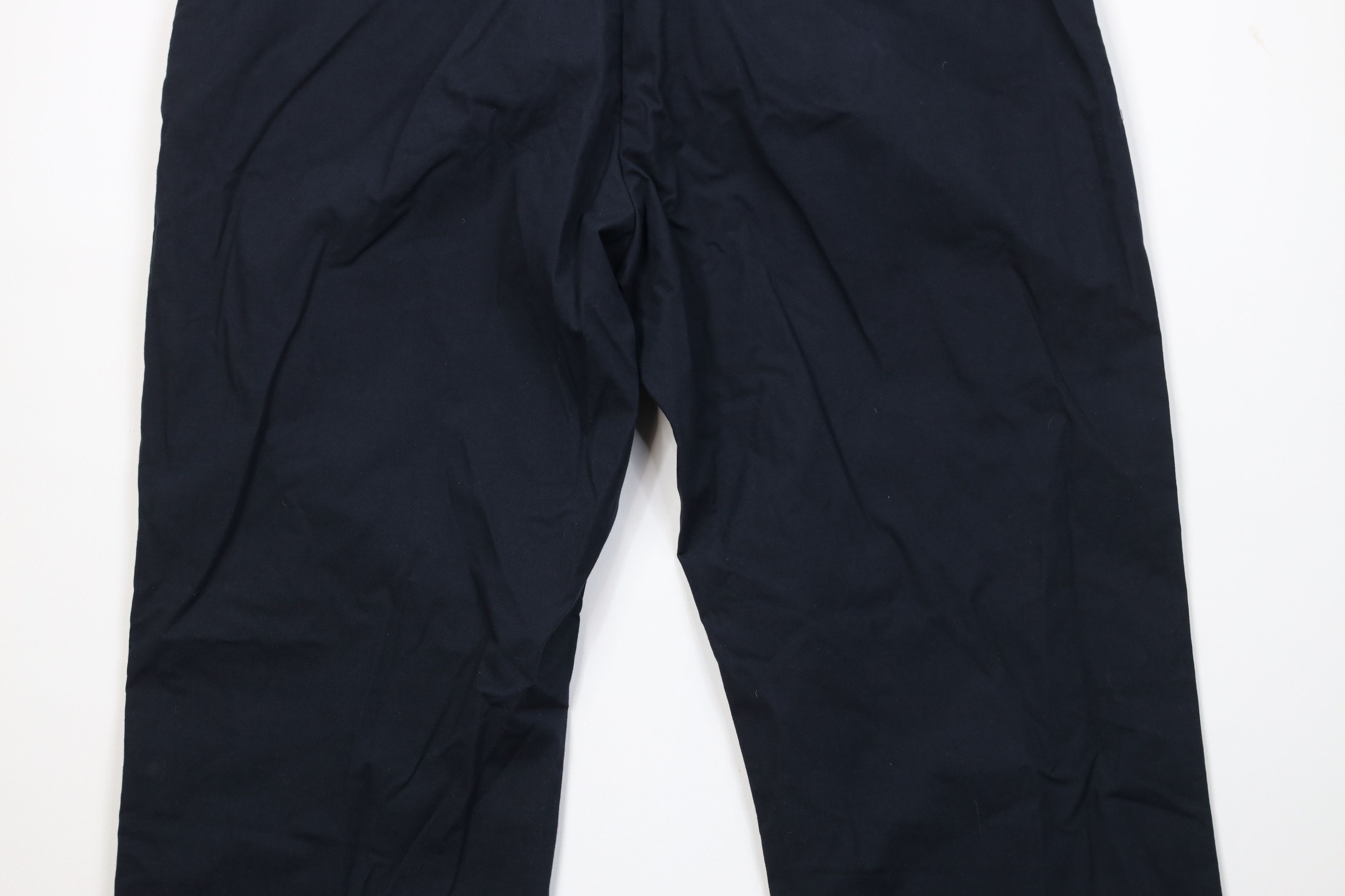 Ralph Lauren Vintage Y2K Ralph Lauren Wide Leg Chino Pants Navy Blue Size US 36 / EU 52 - 10 Thumbnail