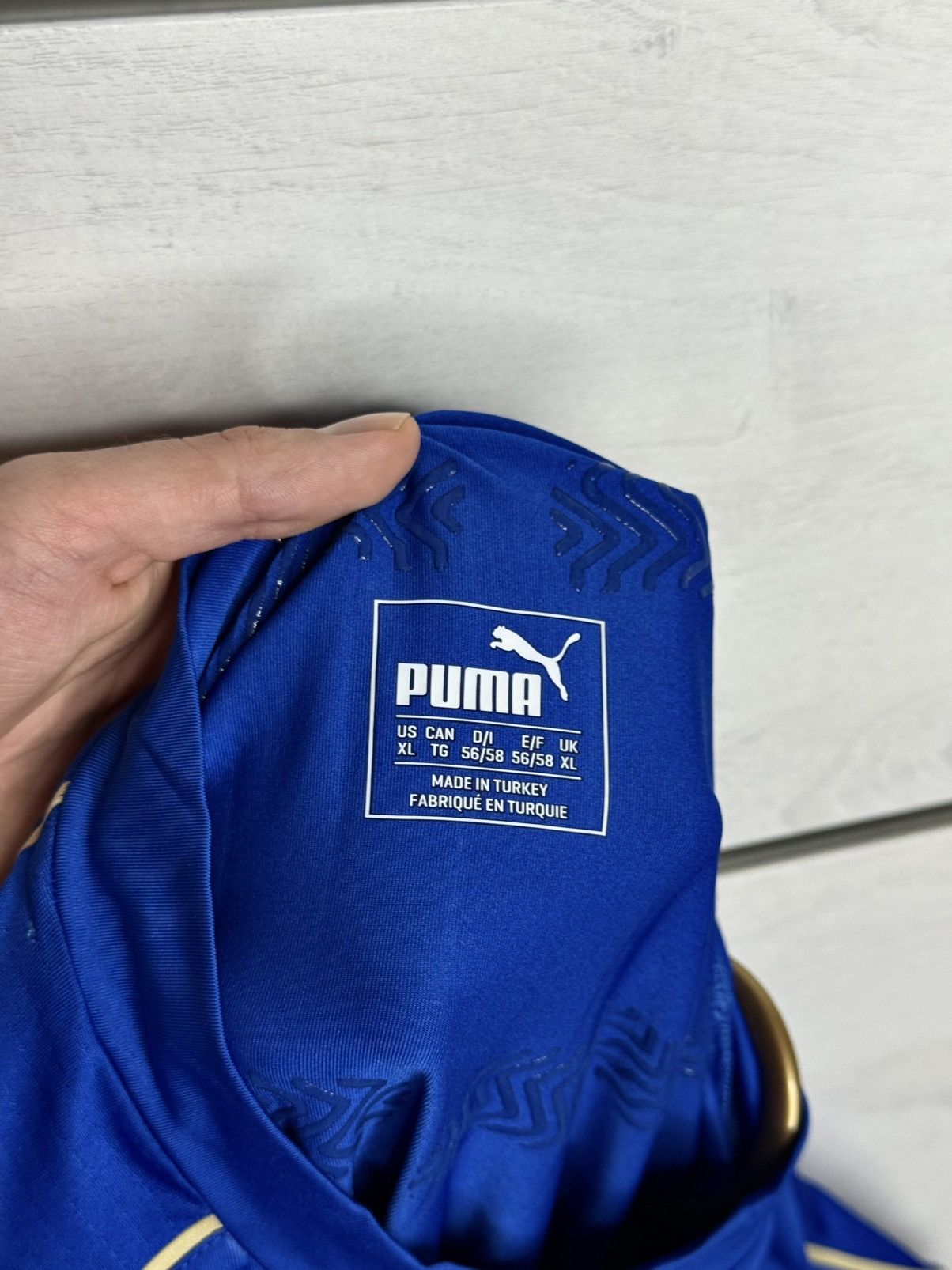 Puma Puma Italy 2014 World Cup Player Issue Home Football Shirt Size US XL / EU 56 / 4 - 8 Thumbnail