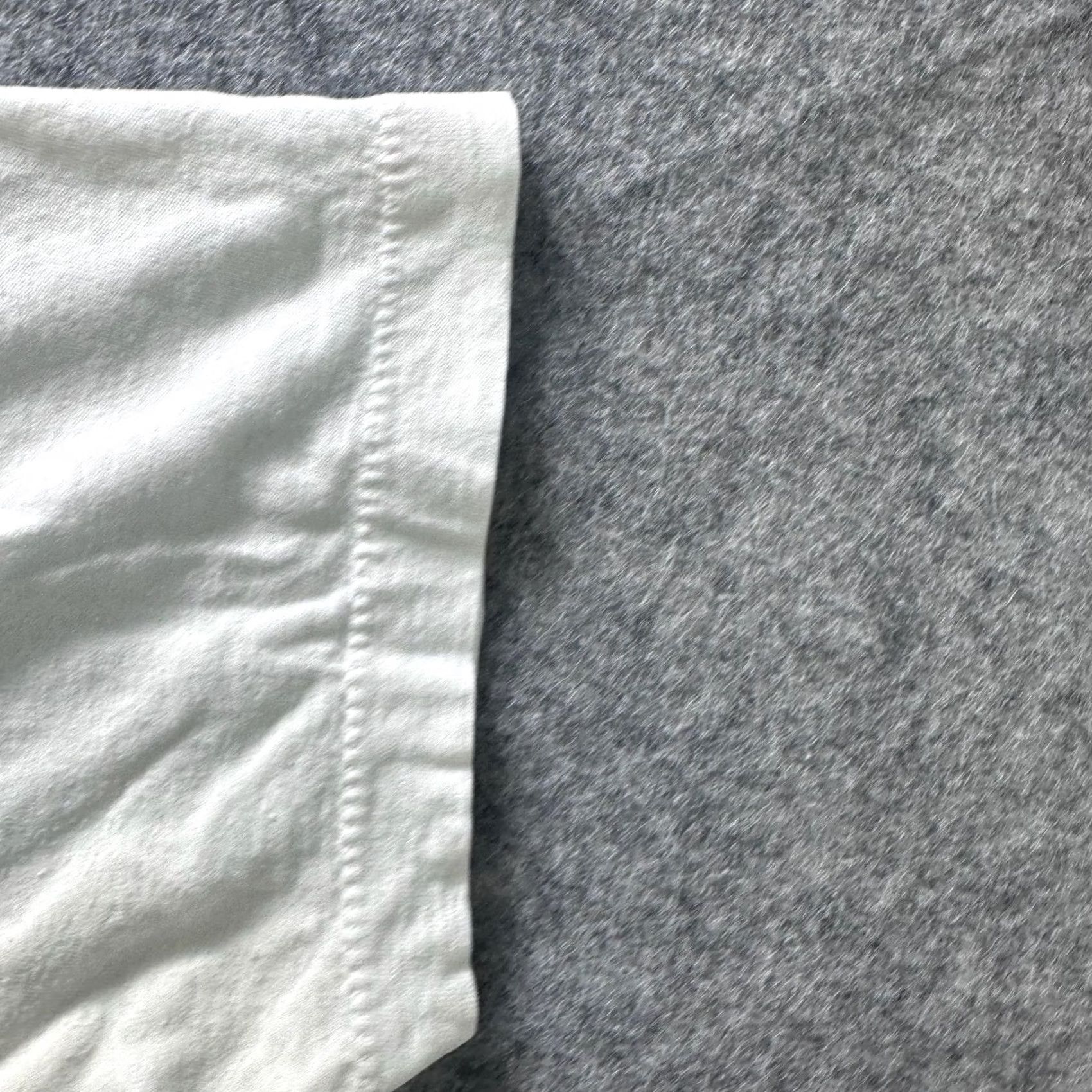 Vintage Shirt Mens M White Solid Crewneck Cotton Jersey Lightweight Tee Short Sleeve Summer Mens Size US M / EU 48-50 / 2 - 4 Thumbnail
