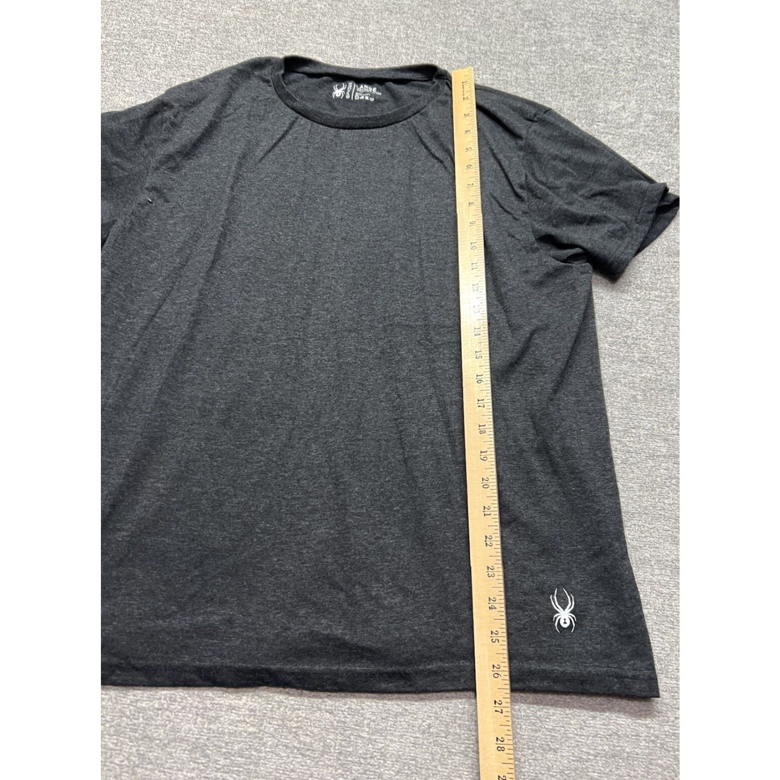 Spyder Spyder Active Shirt Mens Large Short Sleeve Activewear Gym Yoga Gray Size US L / EU 52-54 / 3 - 4 Thumbnail