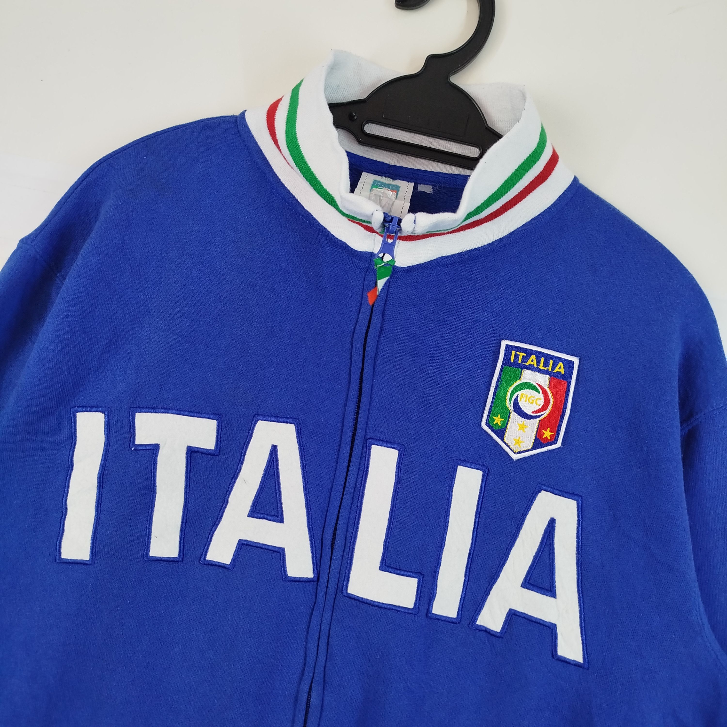 Vintage Vintage Italia FIGC Embroidery Big Spell Out Size US L / EU 52-54 / 3 - 2 Thumbnail