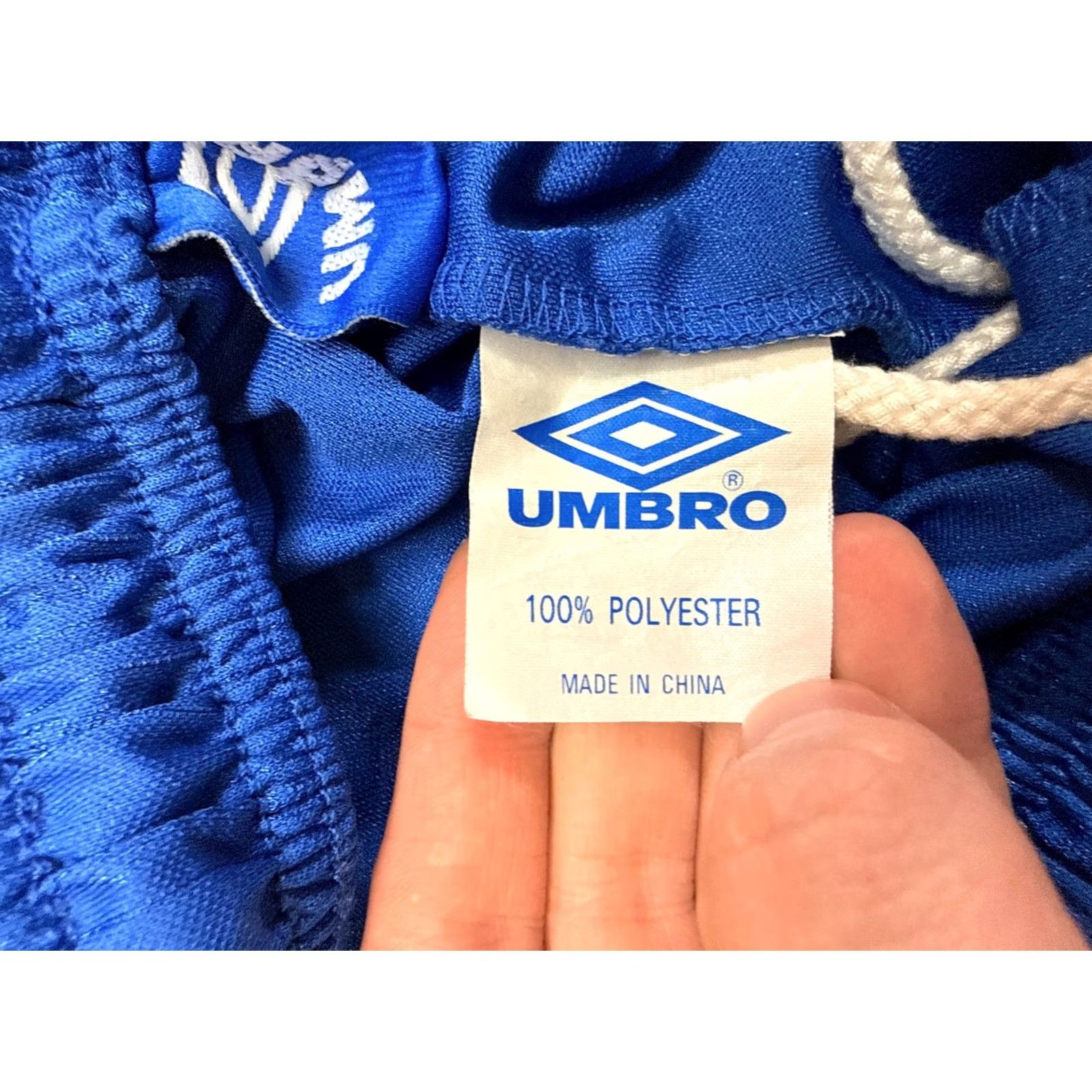 Umbro VINTAGE Umbro Training Shorts Blue Mens 36in Athletic Shorts Mens Blue 36 Reminder: Sportswear Activewear Mens Size US 36 / EU 52 - 4 Thumbnail
