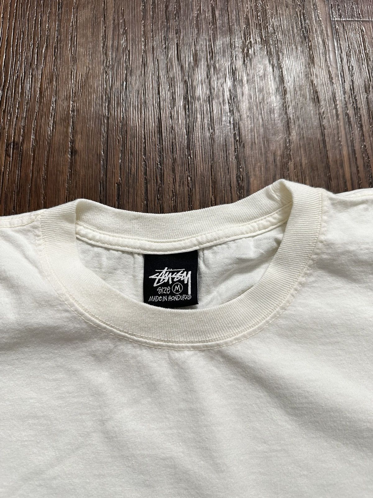 Stussy White Blank Stussy Design Tee Size US M / EU 48-50 / 2 - 2 Thumbnail