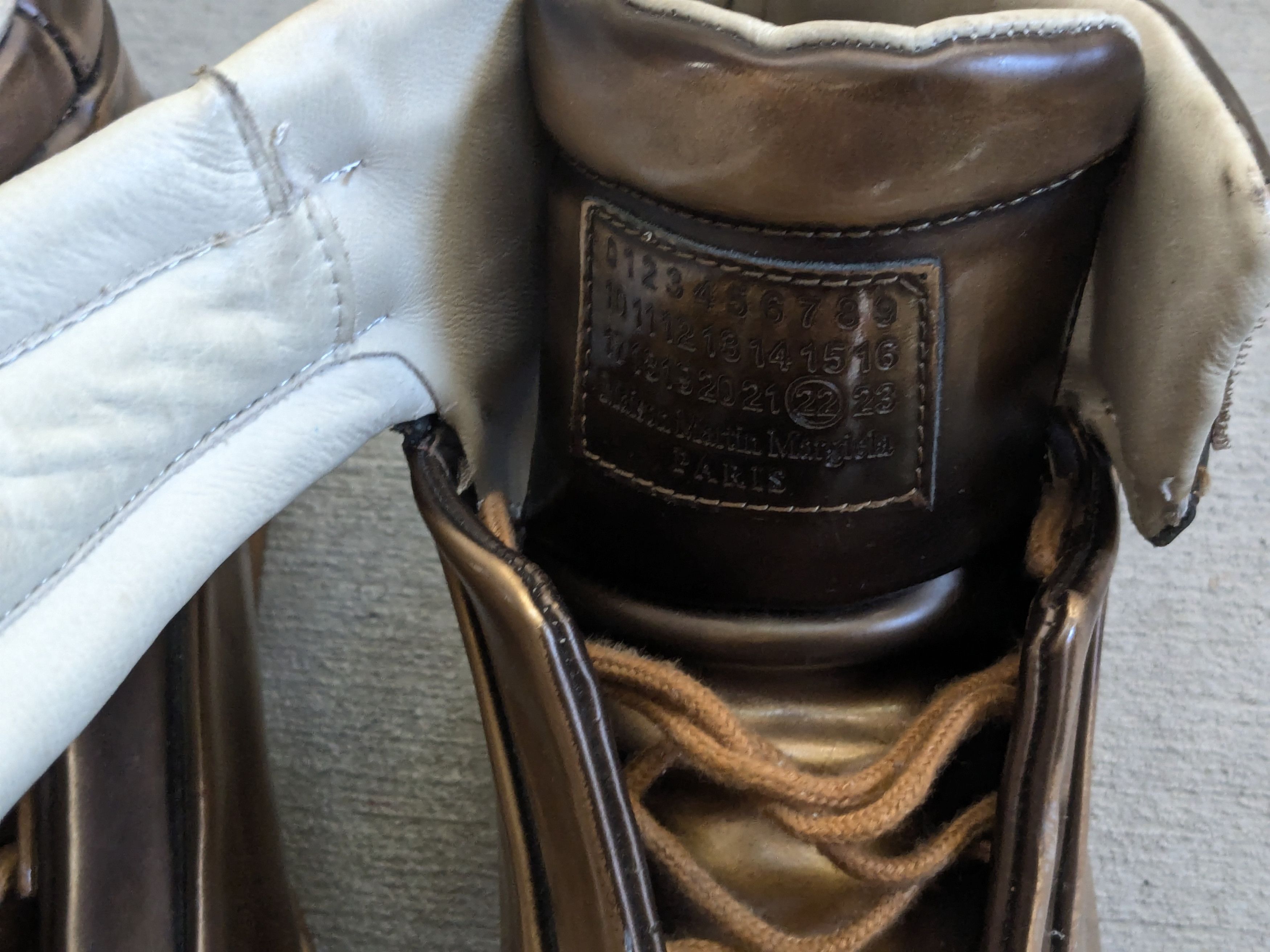 Maison Margiela Maison Margiela Future Gold 10 43 High Tops Leather Gum Size US 10 / EU 43 - 7 Thumbnail