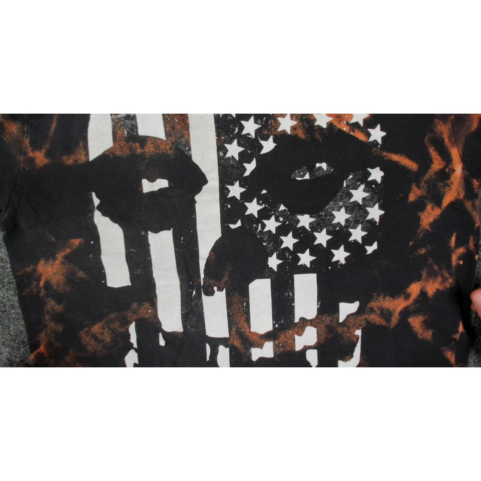 Misfits Misfits Crimson Ghost Flag Custom Bleach Reverse Tie-Dye Tee Size US M / EU 48-50 / 2 - 7 Thumbnail