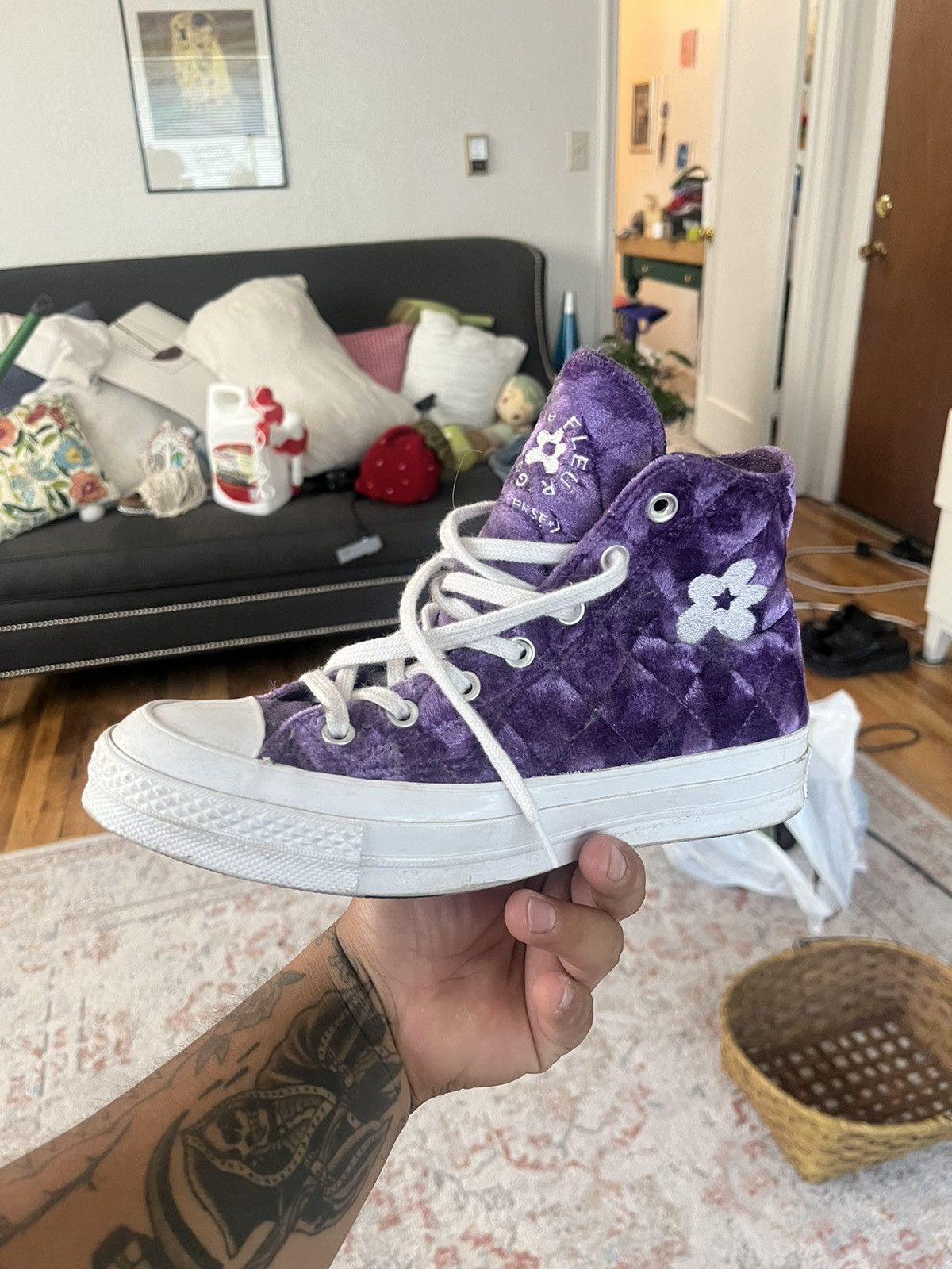 Converse Golf le Fleur Streetwear Purple golf le fleur converse Grailed