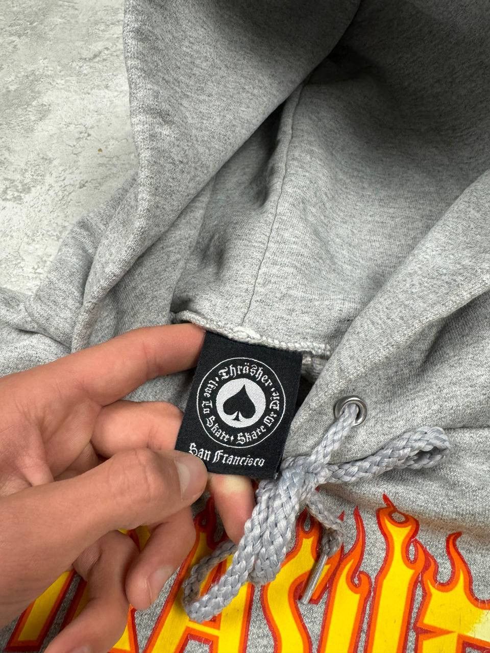 Thrasher Vintage Gray Thrasher Hoodie Big Logo Size S Size US S / EU 44-46 / 1 - 10 Thumbnail