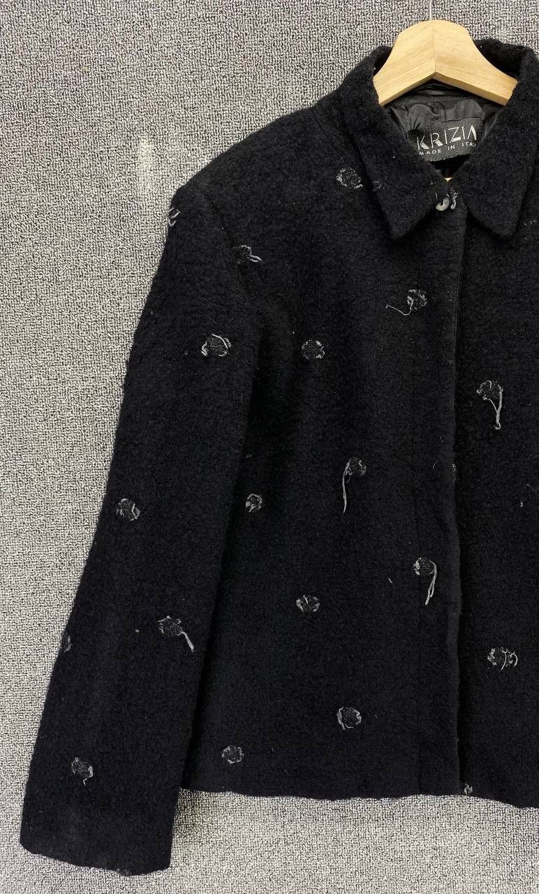 Krizia Uomo Vintage Krizia Uomo Wool Cardigan Rare Jacket Size L / US 10 / IT 46 - 3 Thumbnail