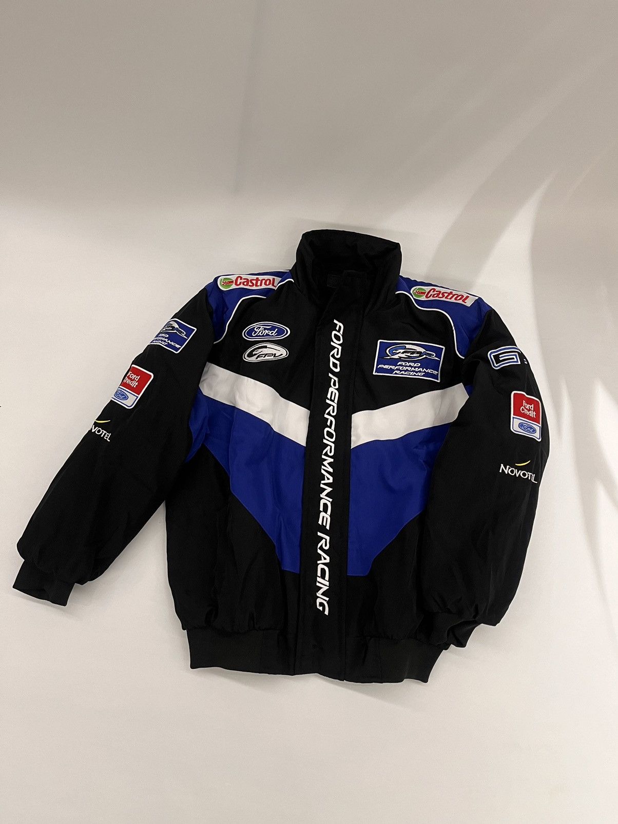 NASCAR Brand new Navy/Blue Ford racing F1 embroidered jacket Size US M / EU 48-50 / 2 - 1 Thumbnail