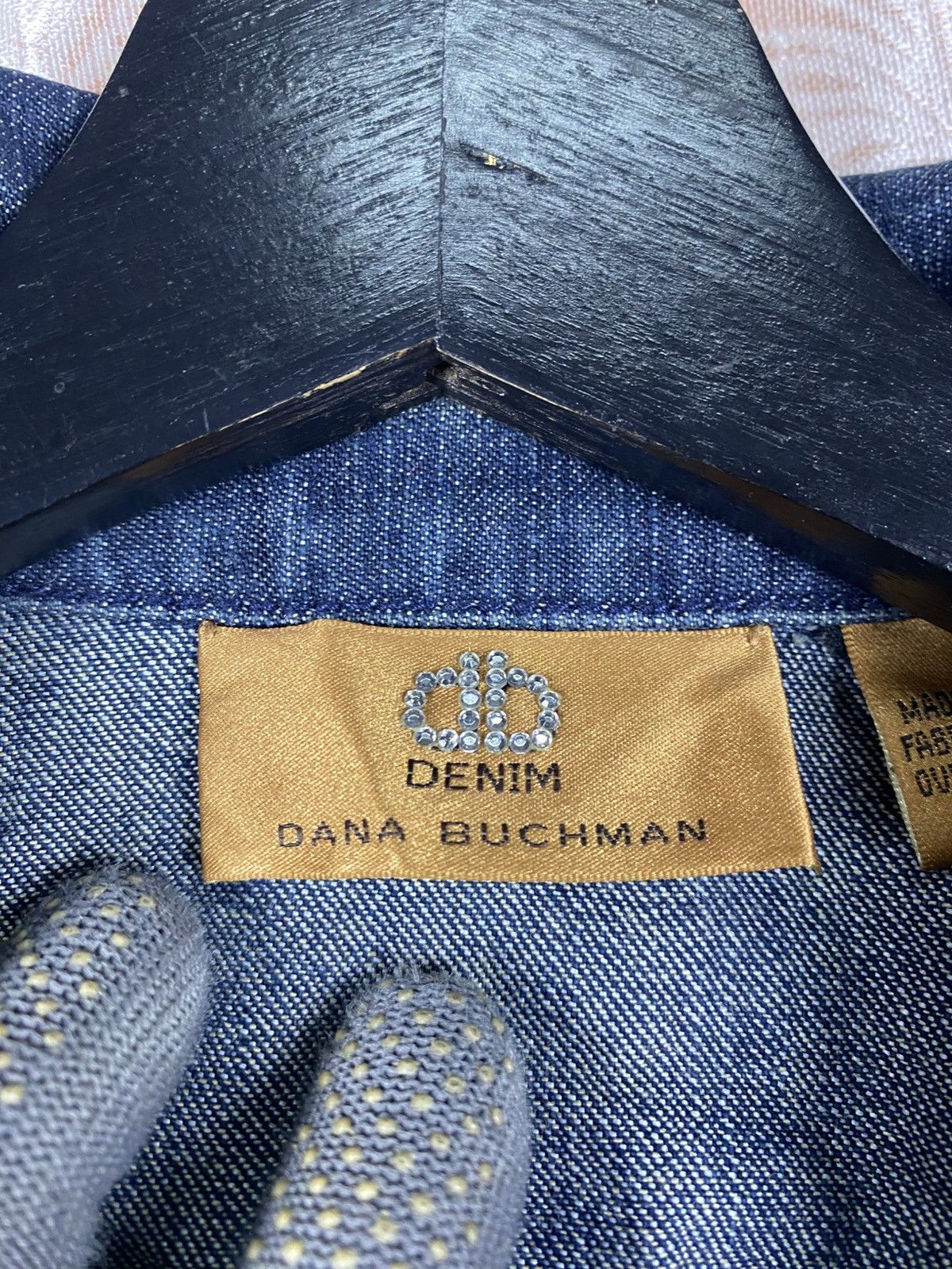 Japanese Brand Dana Buchman Denim Embroidered Jacket Vintage Women Classic Size M / US 6-8 / IT 42-44 - 8 Thumbnail