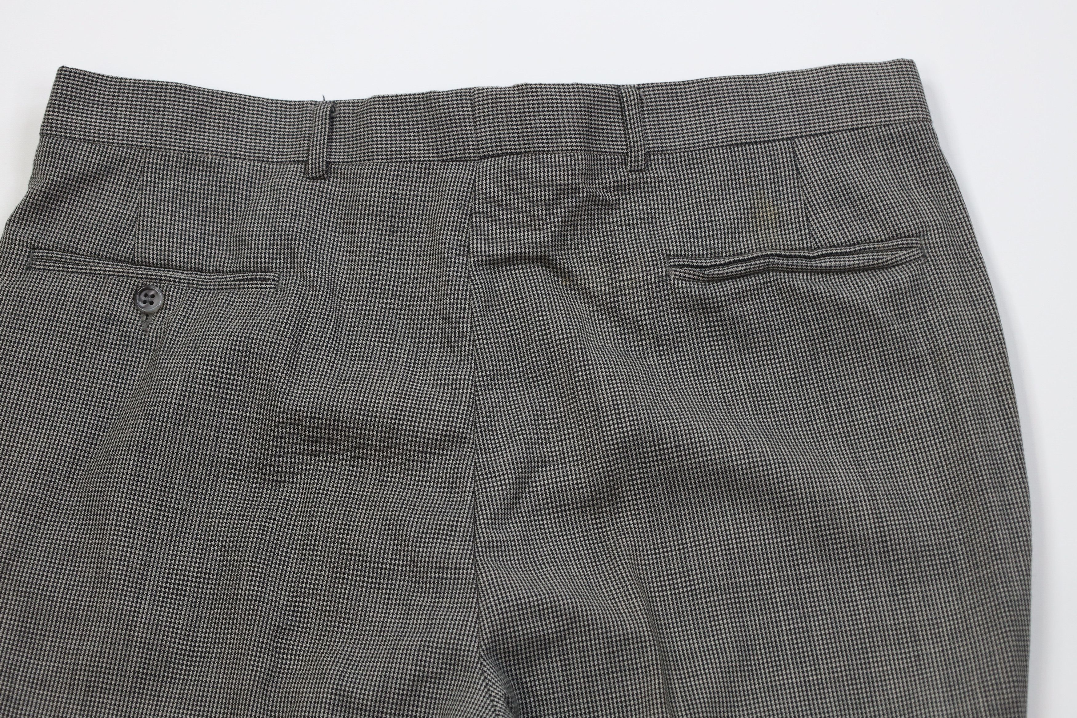 Vintage Vintage 70s Streetwear Houndstooth Wide Leg Chino Pants USA Size US 36 / EU 52 - 13 Thumbnail
