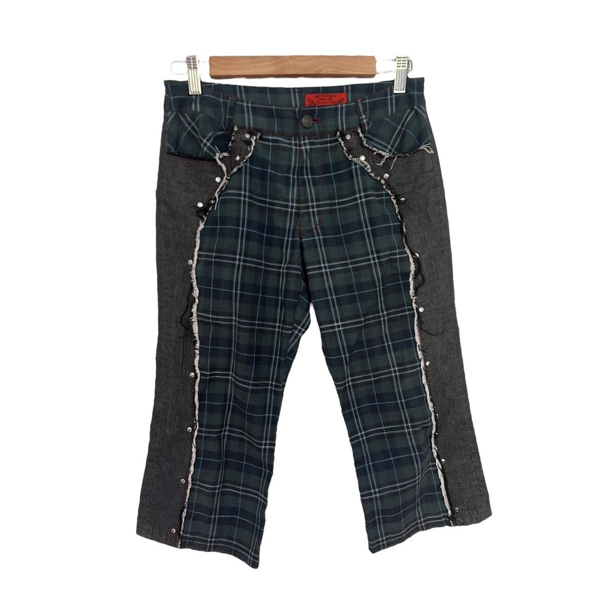 Japanese Brand Shinji Abe plaid capris Size US 30 / EU 46 - 1 Thumbnail