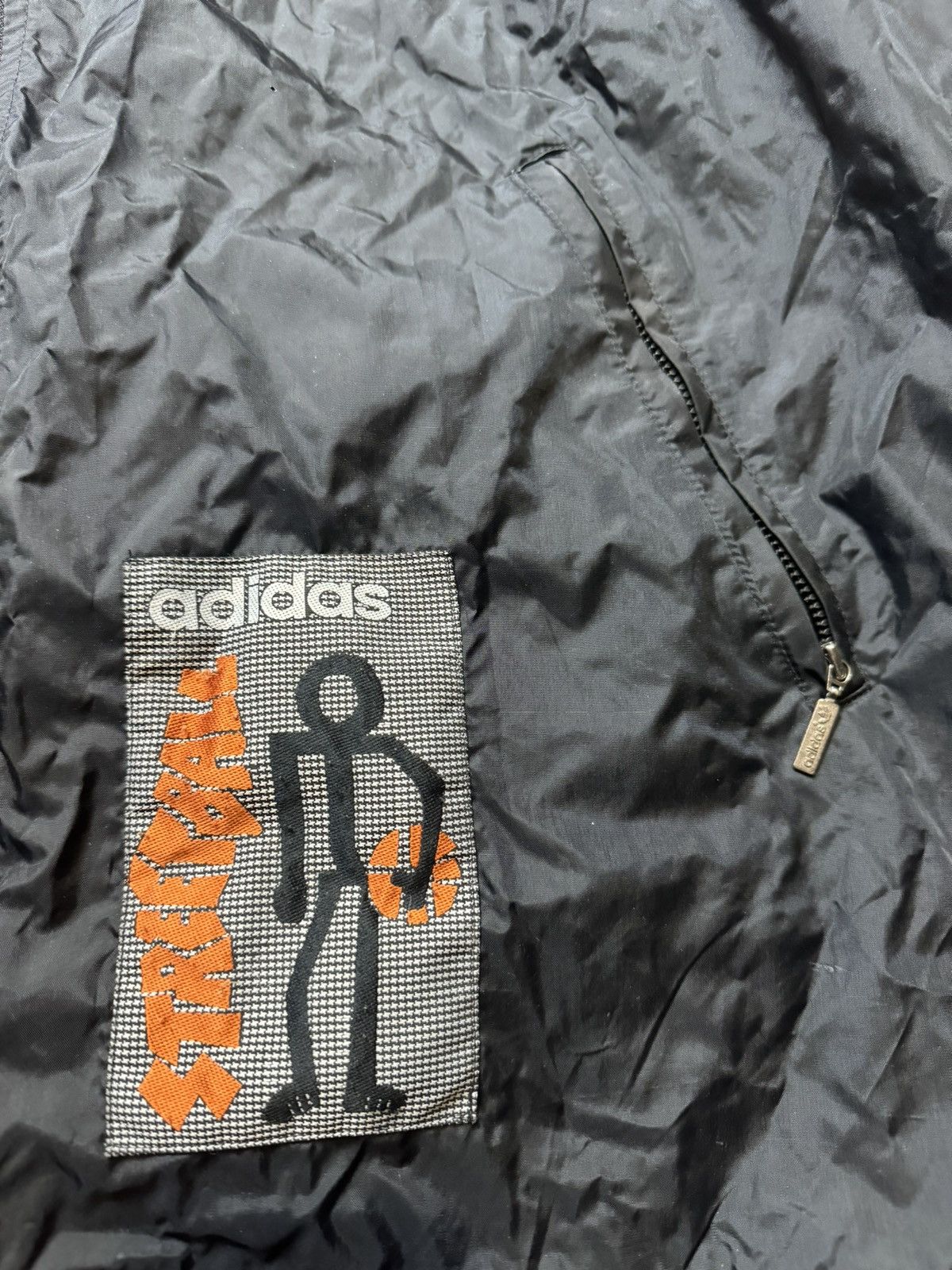 Adidas × Vintage Vintage Y2K Adidas Streetball Windbreaker Logo Track Jacket Size US L / EU 52-54 / 3 - 3 Thumbnail