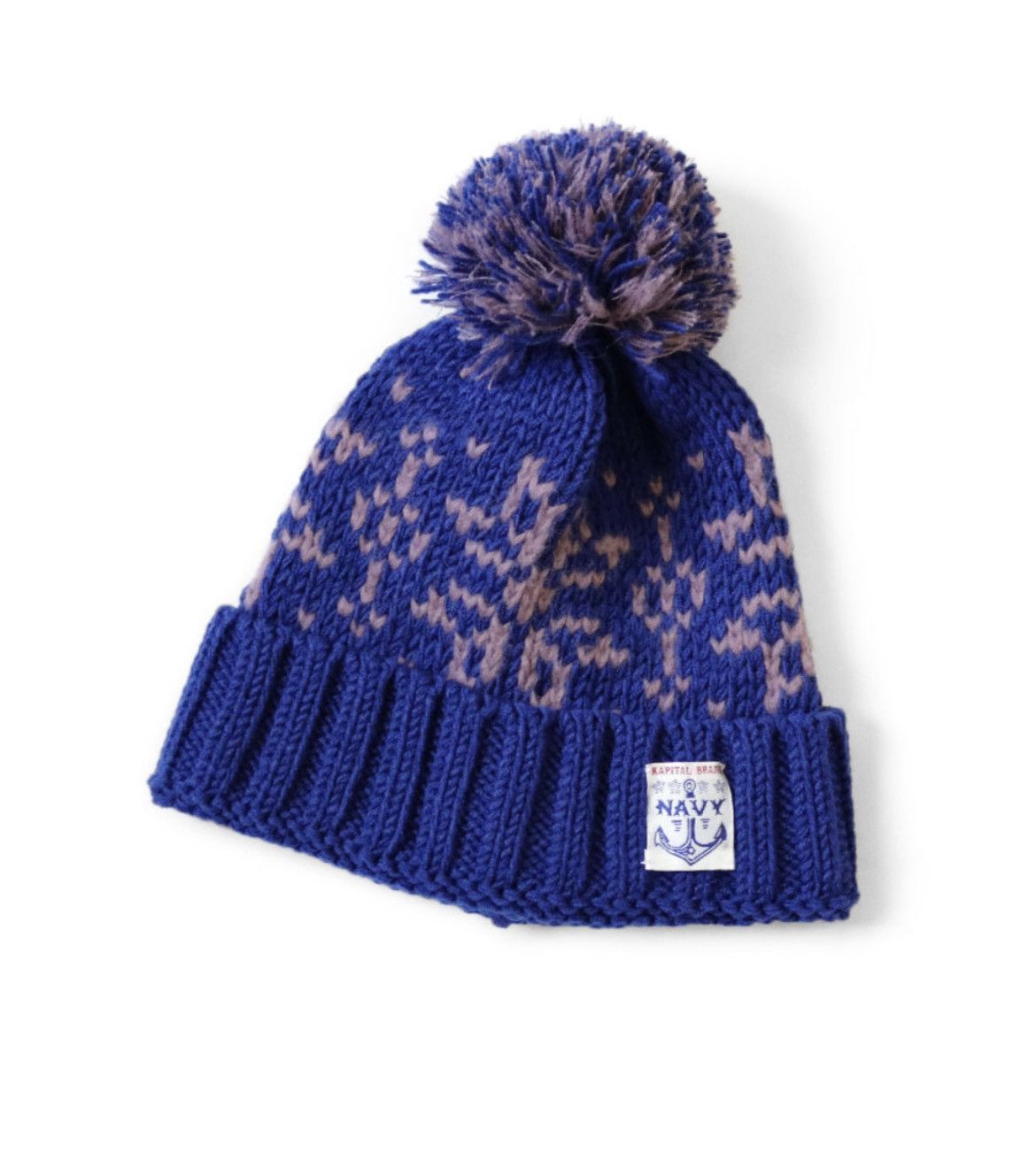 Kapital Kapital 3G Wool Snow Pattern Knit CAP Beanie Size ONE SIZE - 1 Preview