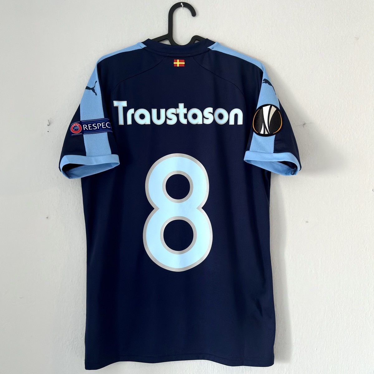 Puma 2019 2020 GAME WORN Malmö Sweden Puma Home Soccer Jersey Size US M / EU 48-50 / 2 - 9 Thumbnail