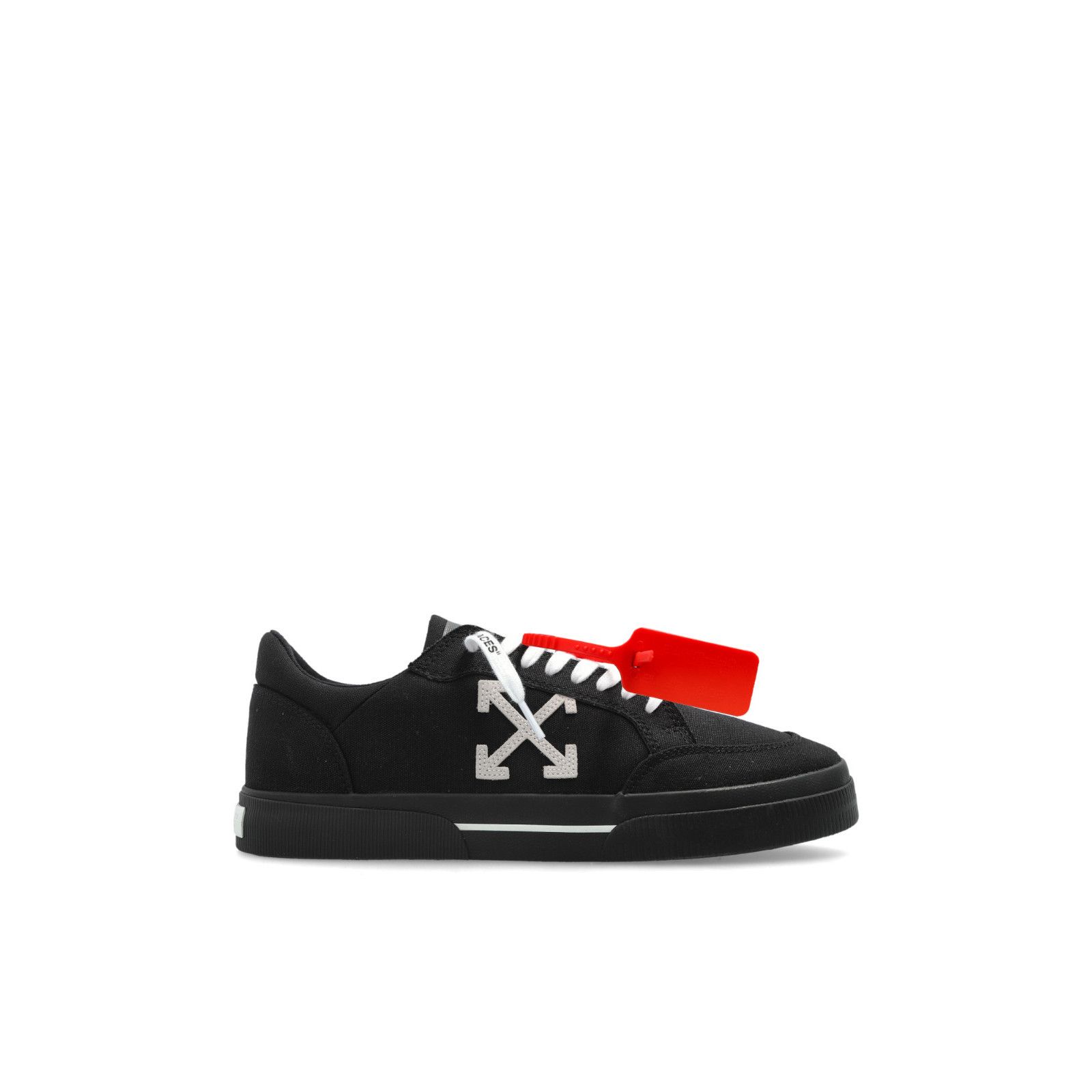 OFF-WHITE Vulcanized Black Low Sneakers New & Authentic (Men