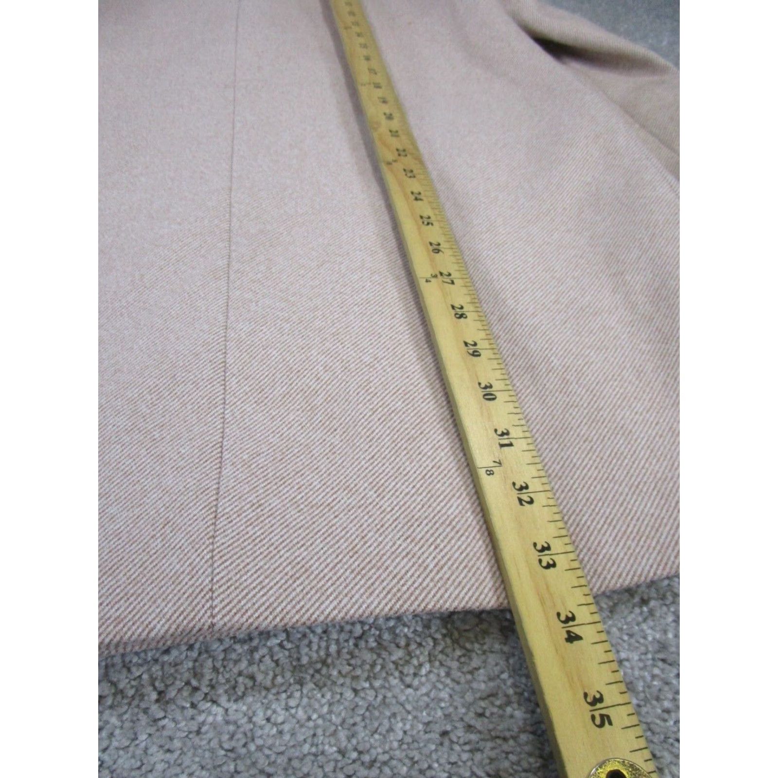 Zara Zara Pea Coat Womens Medium Pink Flannel Casual *Stains Size M / US 6-8 / IT 42-44 - 5 Thumbnail