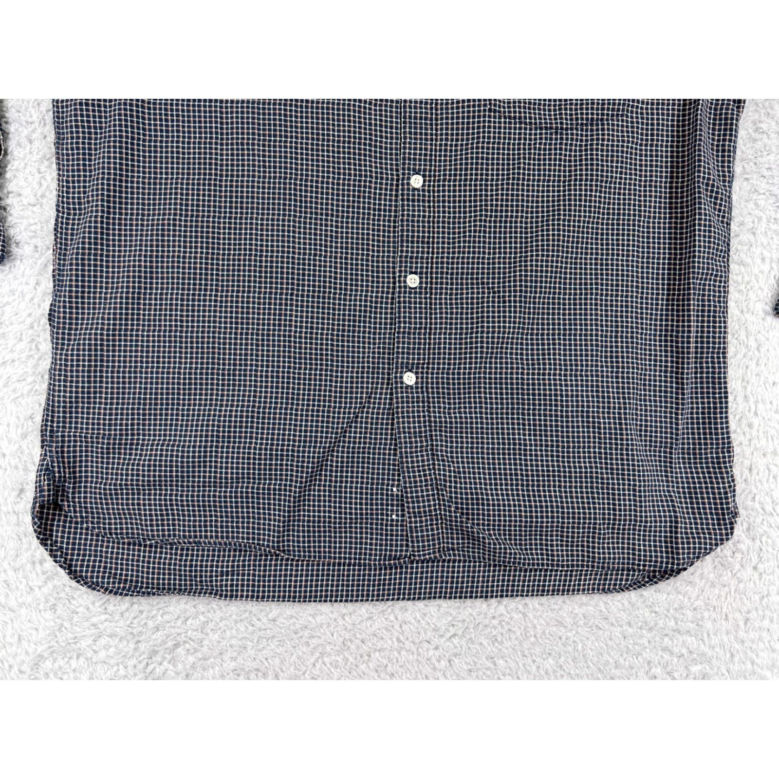 J.Crew J.CREW Button-Up Shirt Mens Large Blue Beige Red Plaid 100% Cotton Pocketed Fall Season Comfortable Casual Workwear Mens L Blue Plaid Shirts Size US L / EU 52-54 / 3 - 6 Thumbnail