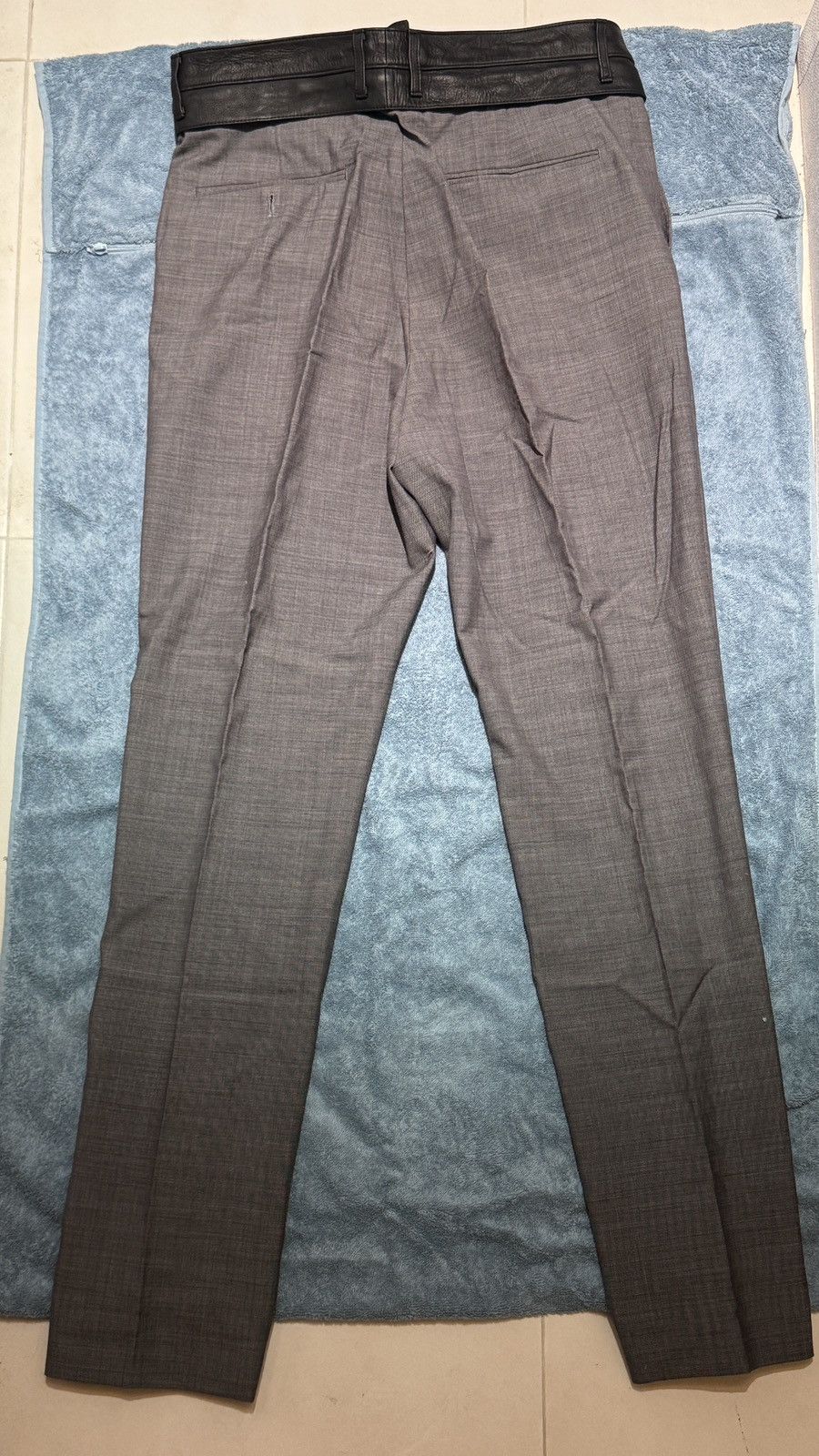 Maison MIHARA YASUHIRO MiharaYashuiro Mihara detachable leather belt men trousers Size US 31 - 10 Thumbnail