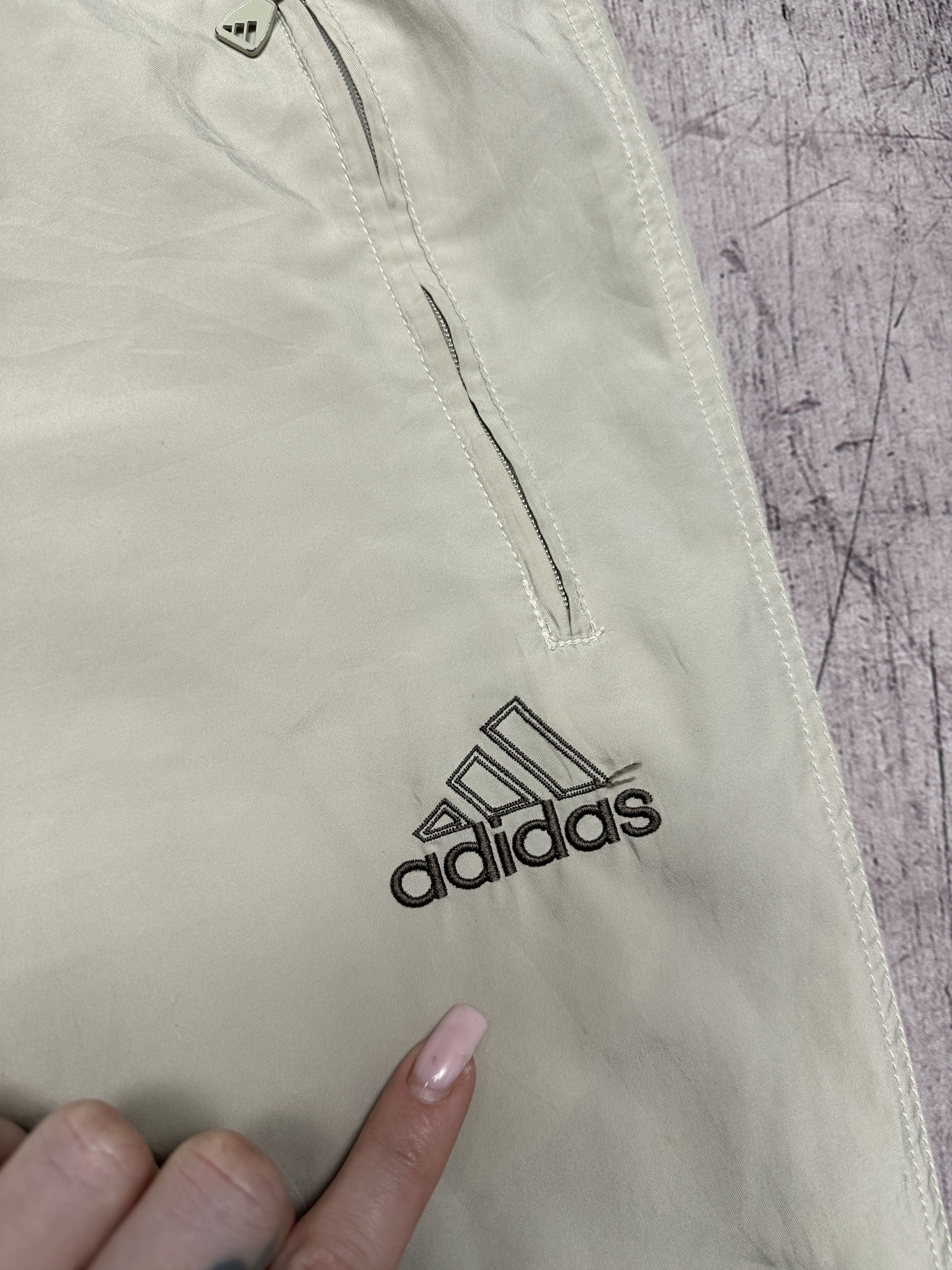 Adidas Adidas Vintage Mens Nylon Track Pants Size US 32 / EU 48 - 3 Thumbnail