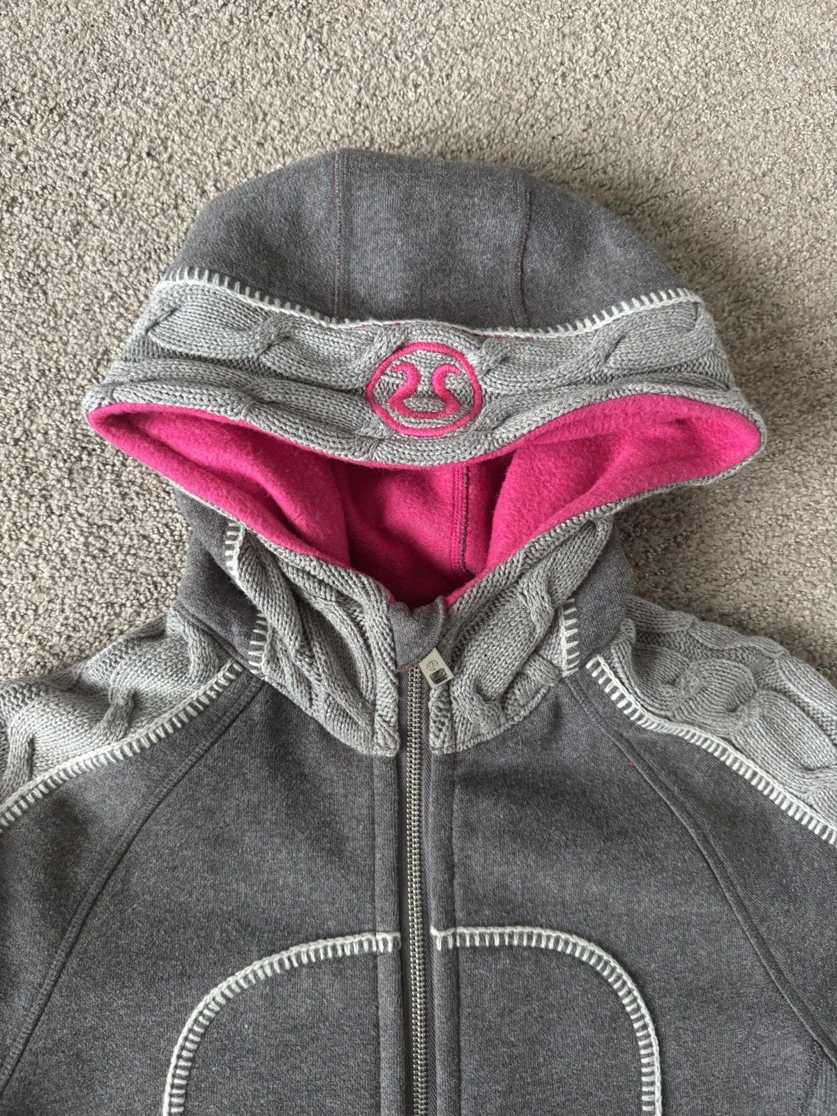 Lululemon Lululemon Grey Knit Zip Hoodie Size S / US 4 / IT 40 - 2 Thumbnail