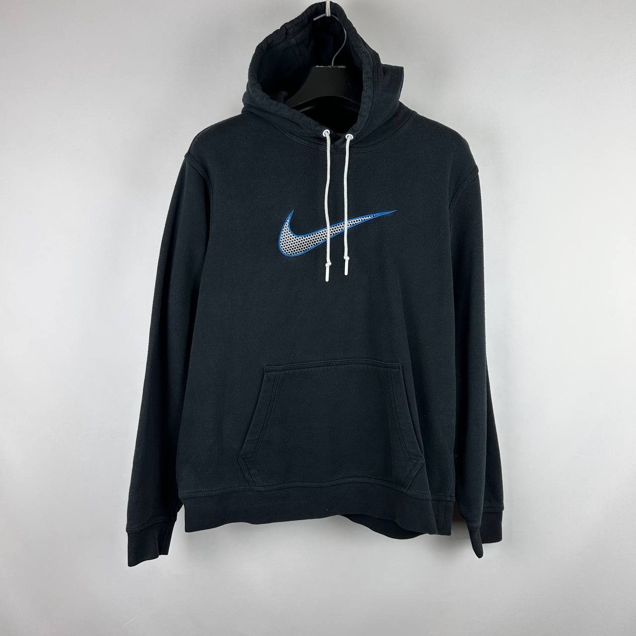 Nike Vintage Nike Hoodie Big Embroidered Logo 00’a Y2K Hype Retro Size US L / EU 52-54 / 3 - 1 Thumbnail
