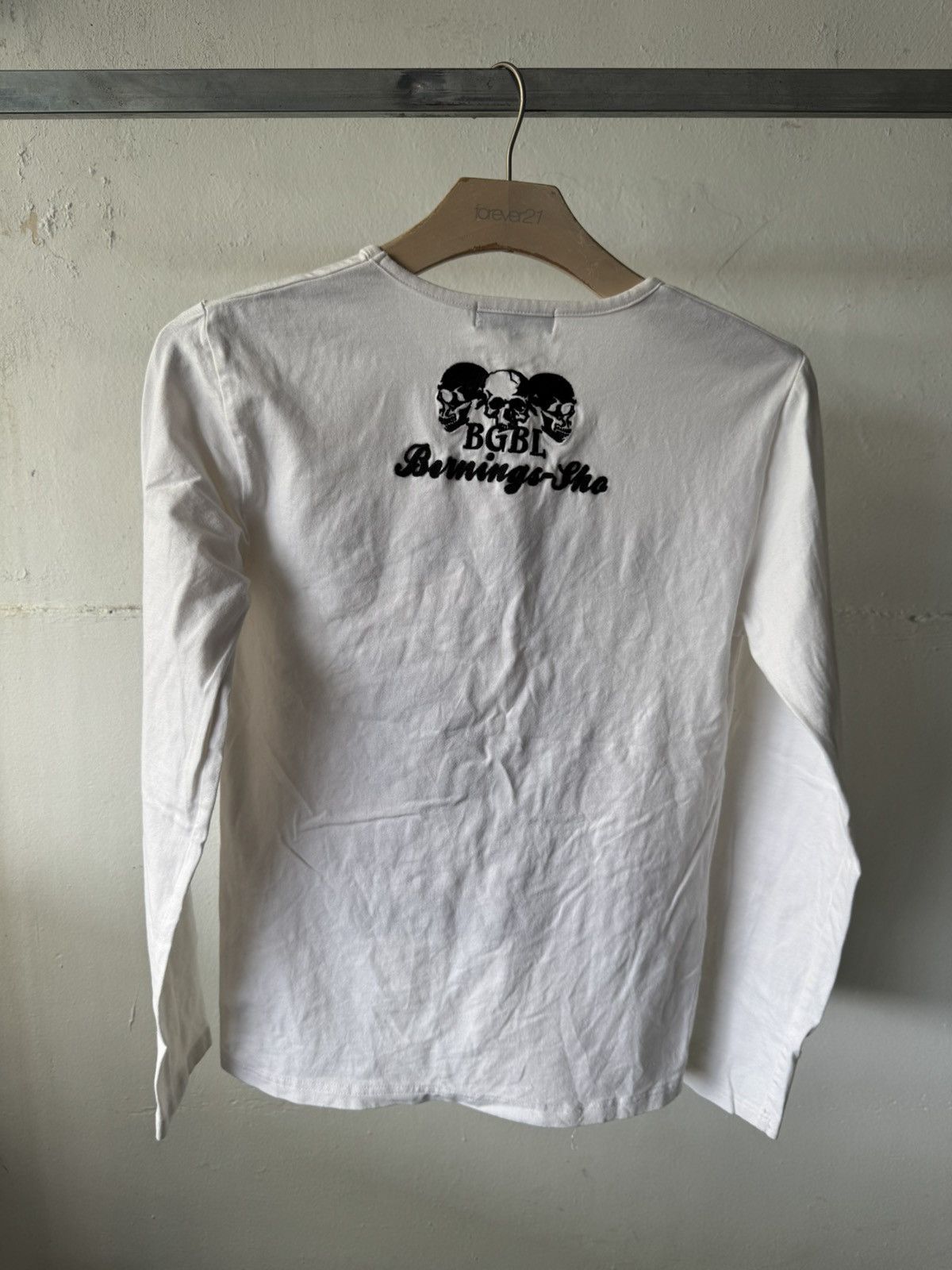 If Six Was Nine 2000s berning sho black label embroidery skull long sleeve Size US M / EU 48-50 / 2 - 8 Thumbnail