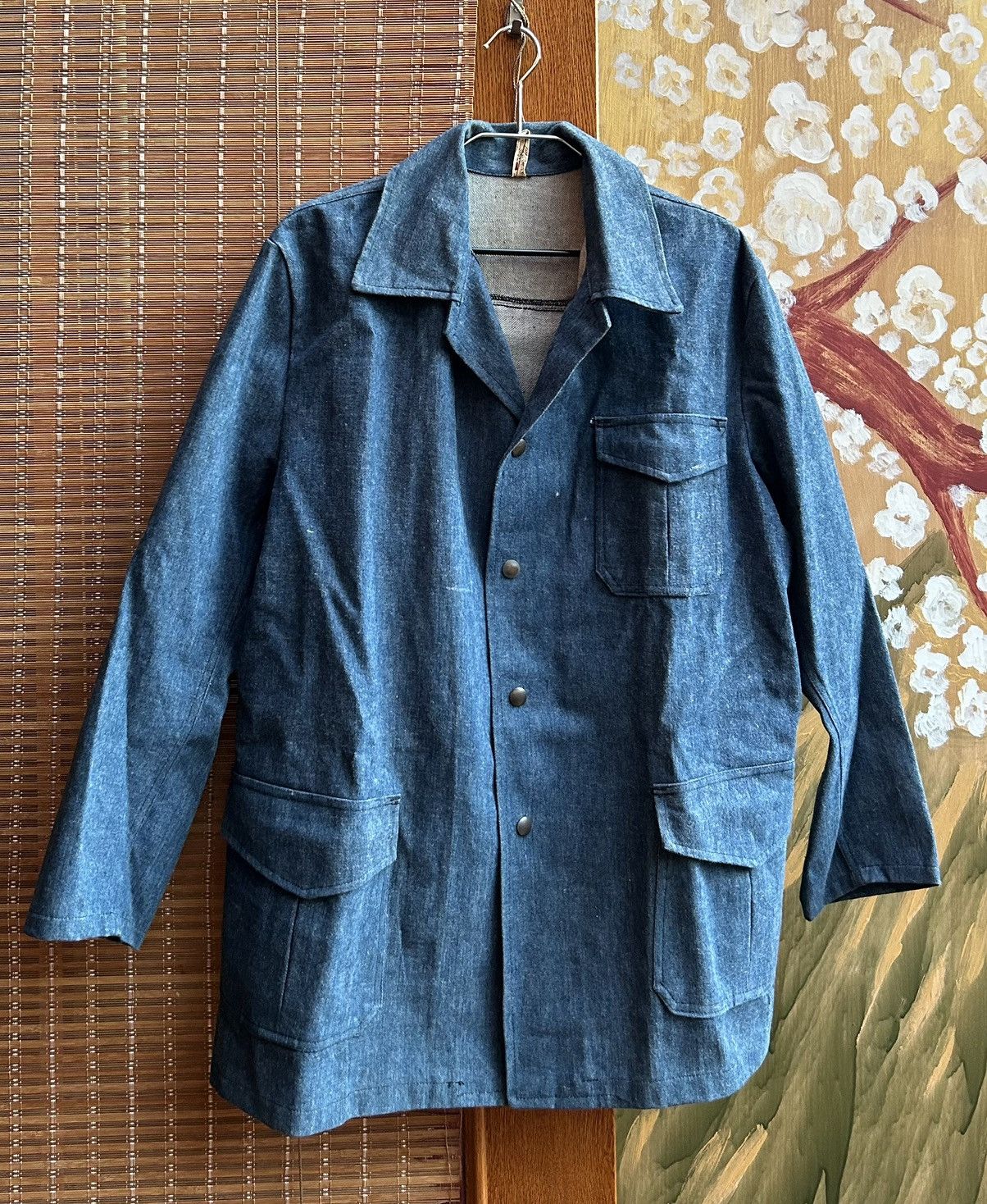 Nigel Cabourn × Vintage 60’s Lybro of Liverpool Coverall Denim Coat Pre-Cabourn Size US L / EU 52-54 / 3 - 1 Thumbnail