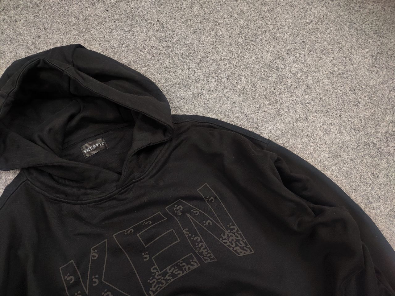 Le Grande Bleu (L.G.B.) Skeptic Design Ken black logo Oversized Hoodie Size US M / EU 48-50 / 2 - 7 Thumbnail