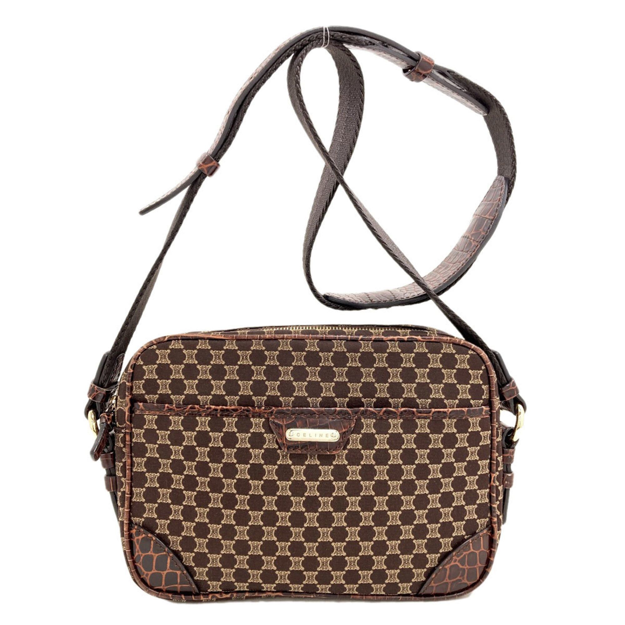Celine Celine Macadam Pattern Canvas Shoulder Bag for Women Size ONE SIZE - 1 Thumbnail