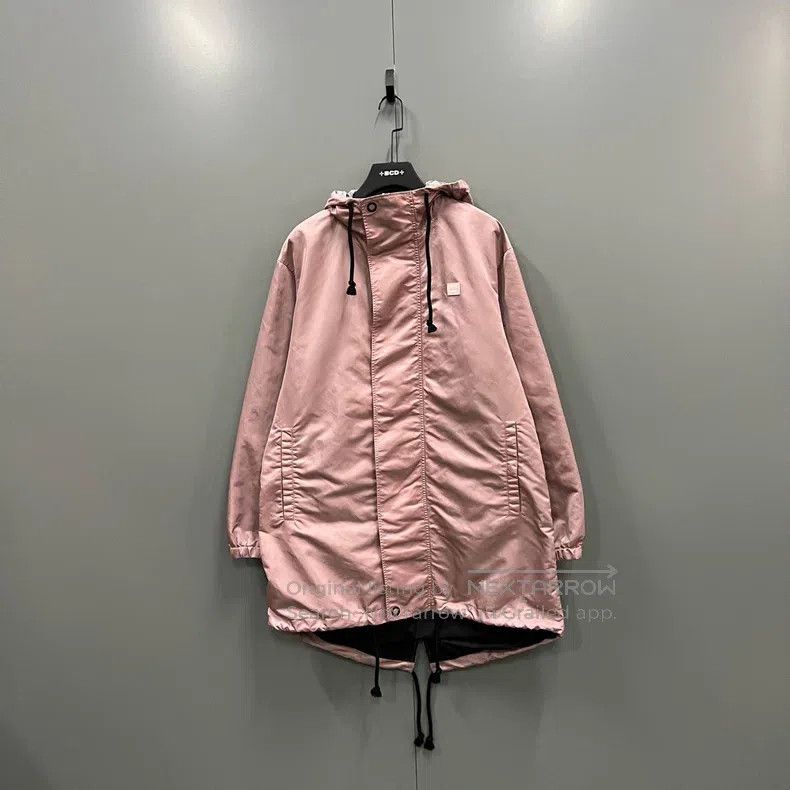 Acne Studios Acne Studios Pink Logo Hooded Jacket Size US M / EU 48-50 / 2 - 1 Thumbnail