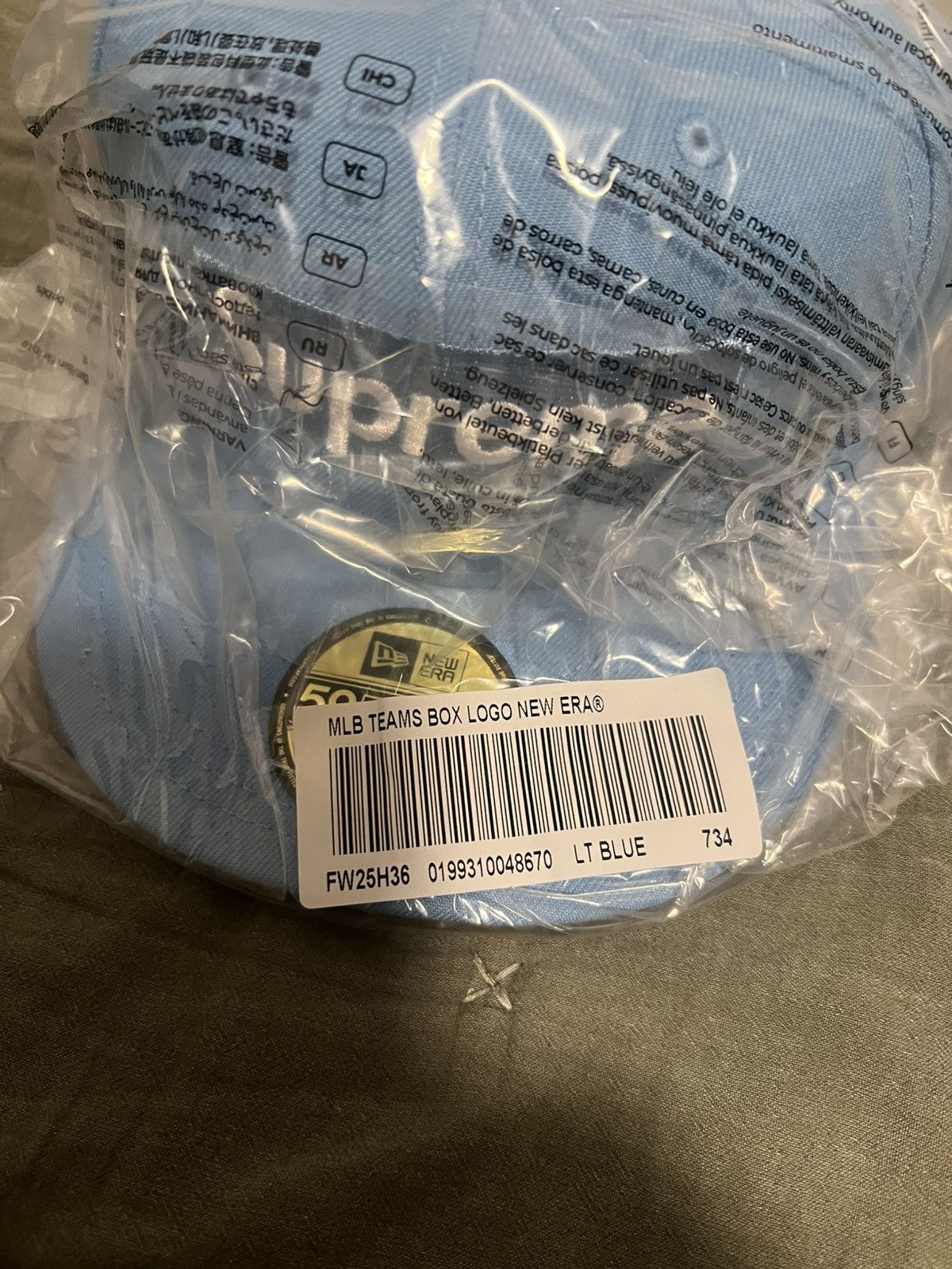 MLB × New Era × Supreme Supreme MLB Teams Box Logo New Era Size 7 3/4 Size ONE SIZE - 3 Thumbnail