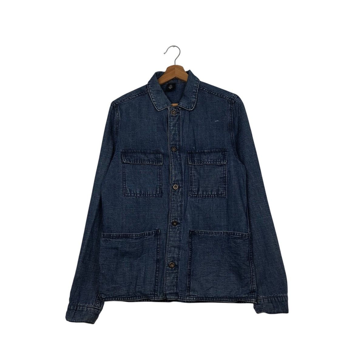 Japanese Brand 📌Vintage Chore Denim Jacket &Denim Blue Issey Miyake Size US S / EU 44-46 / 1 - 2 Thumbnail