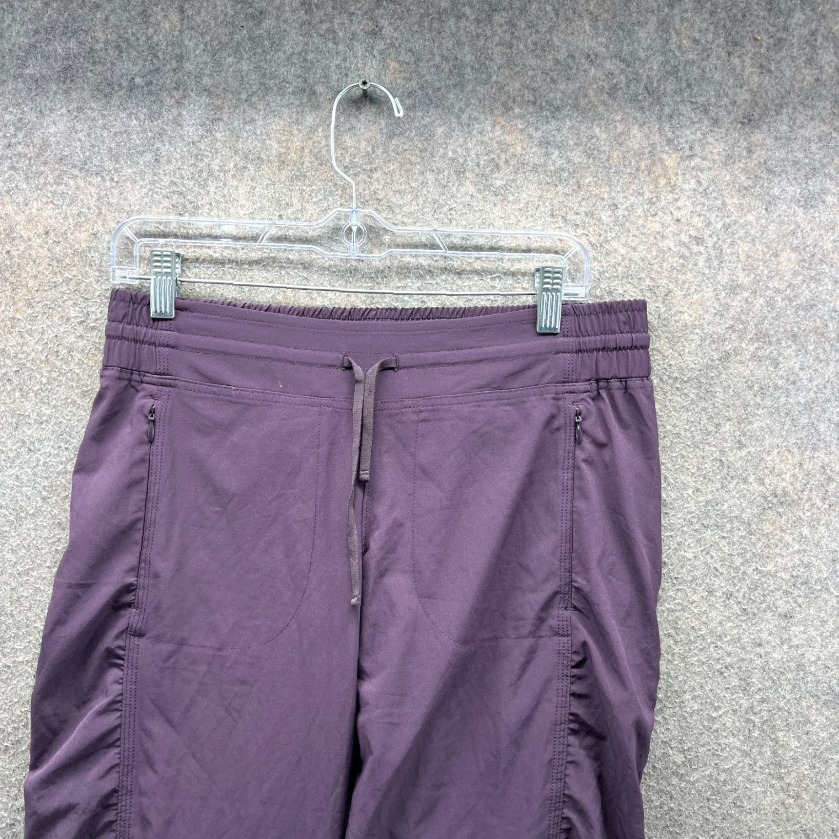 Athleta Athleta Pants Women 6 Purple Ruched Lightweight Jogger Nylon Athletic Size 28" / US 6 / IT 42 - 6 Thumbnail