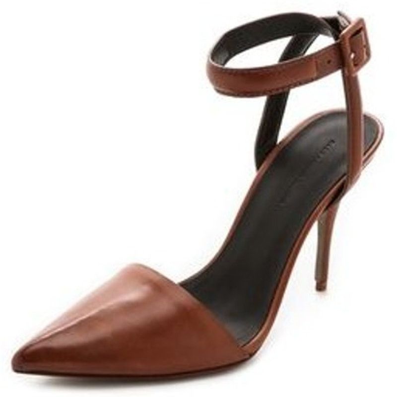 Alexander Wang Alexander Wang Leather Stilettos Heel Pumps Brown Women's 9 Size US 9 / IT 39 - 1 Thumbnail