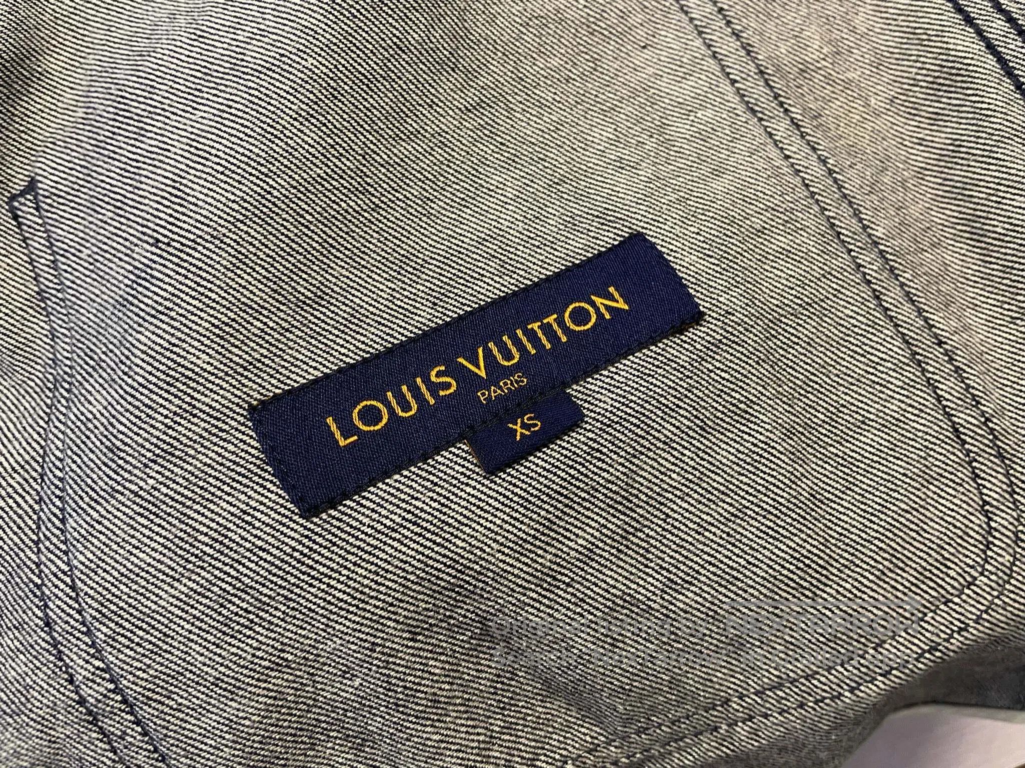 Louis Vuitton Louis Vuitton Wheat Pattern Denim Baseball Short Sleeve Sh Size US XS / EU 42 / 0 - 5 Thumbnail
