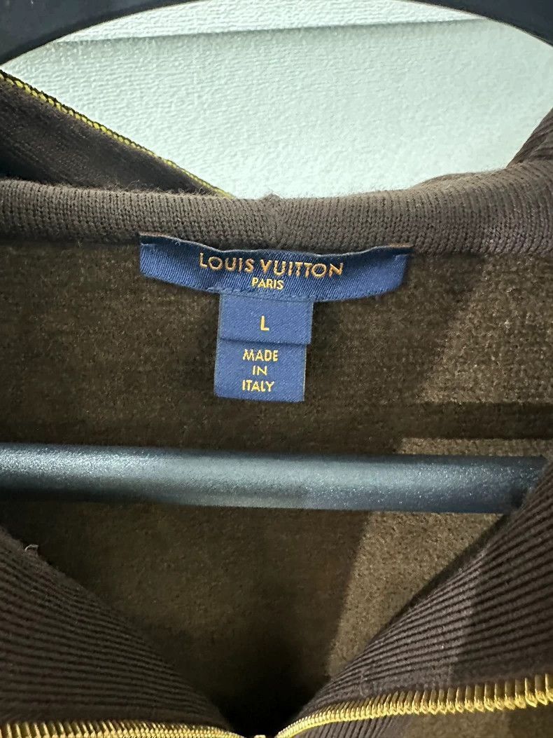 Louis Vuitton Louis Vuitton Brown Knit Hooded Jacket-2506 Size L / US 10 / IT 46 - 3 Thumbnail