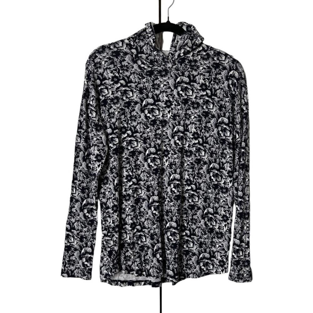 Designer S.C. & CO l NWOT Floral Tee Hoodie Small Size S / US 4 / IT 40 - 3 Thumbnail