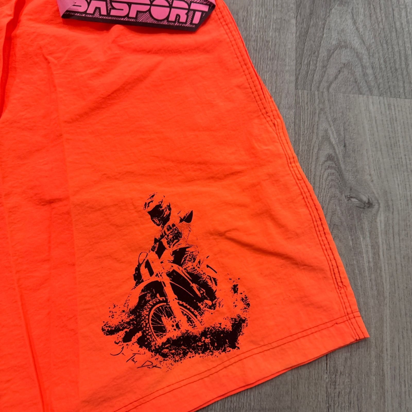 Vintage NEW Vintage USA Sport Surf Shorts Men Small Orange 80s Size US 26 / EU 42 - 3 Thumbnail