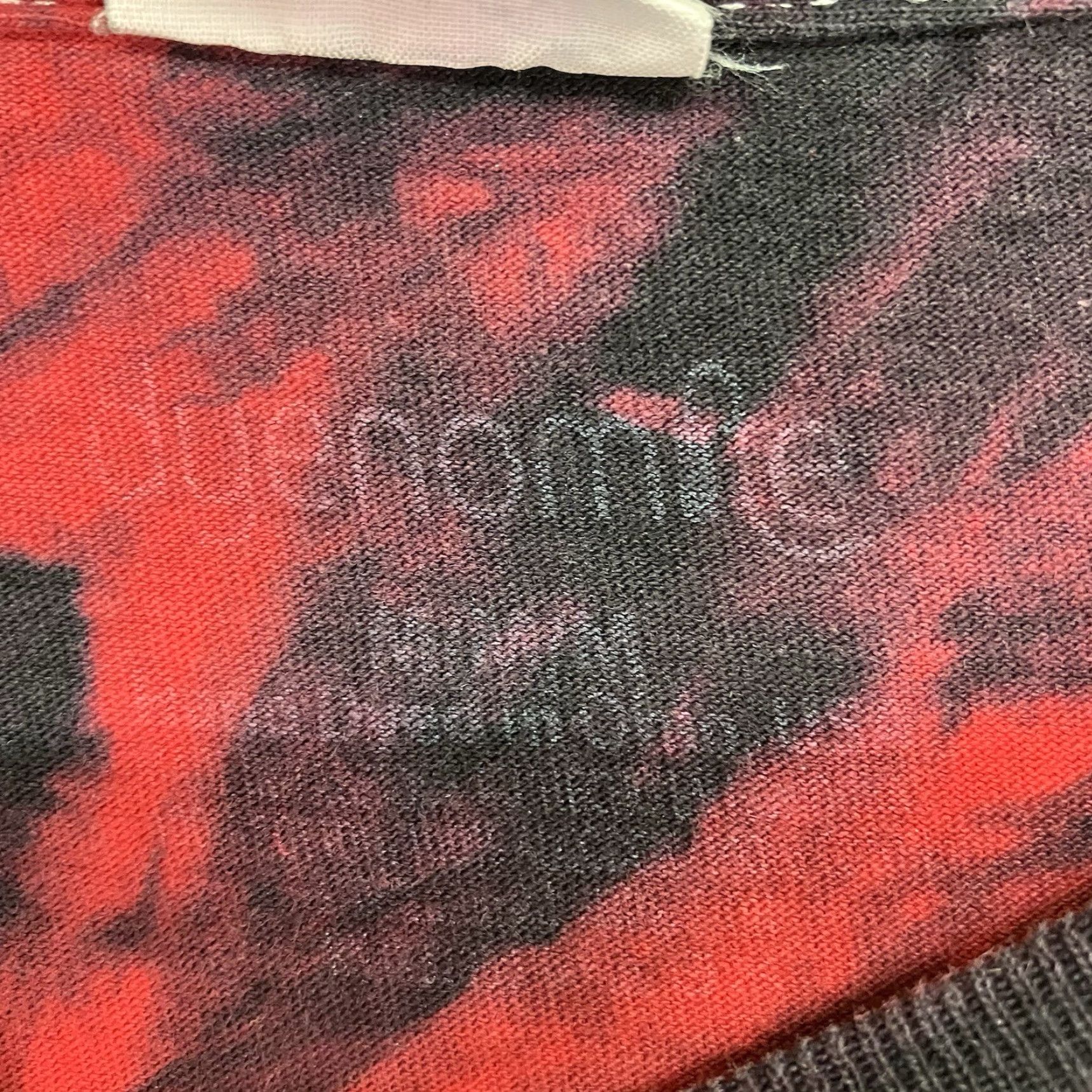 Fruit Of The Loom VINTAGE Deathcore T-Shirt Adult Medium Red Graphic Print Skull Shirt Men's Limited Edition Size US M / EU 48-50 / 2 - 6 Thumbnail