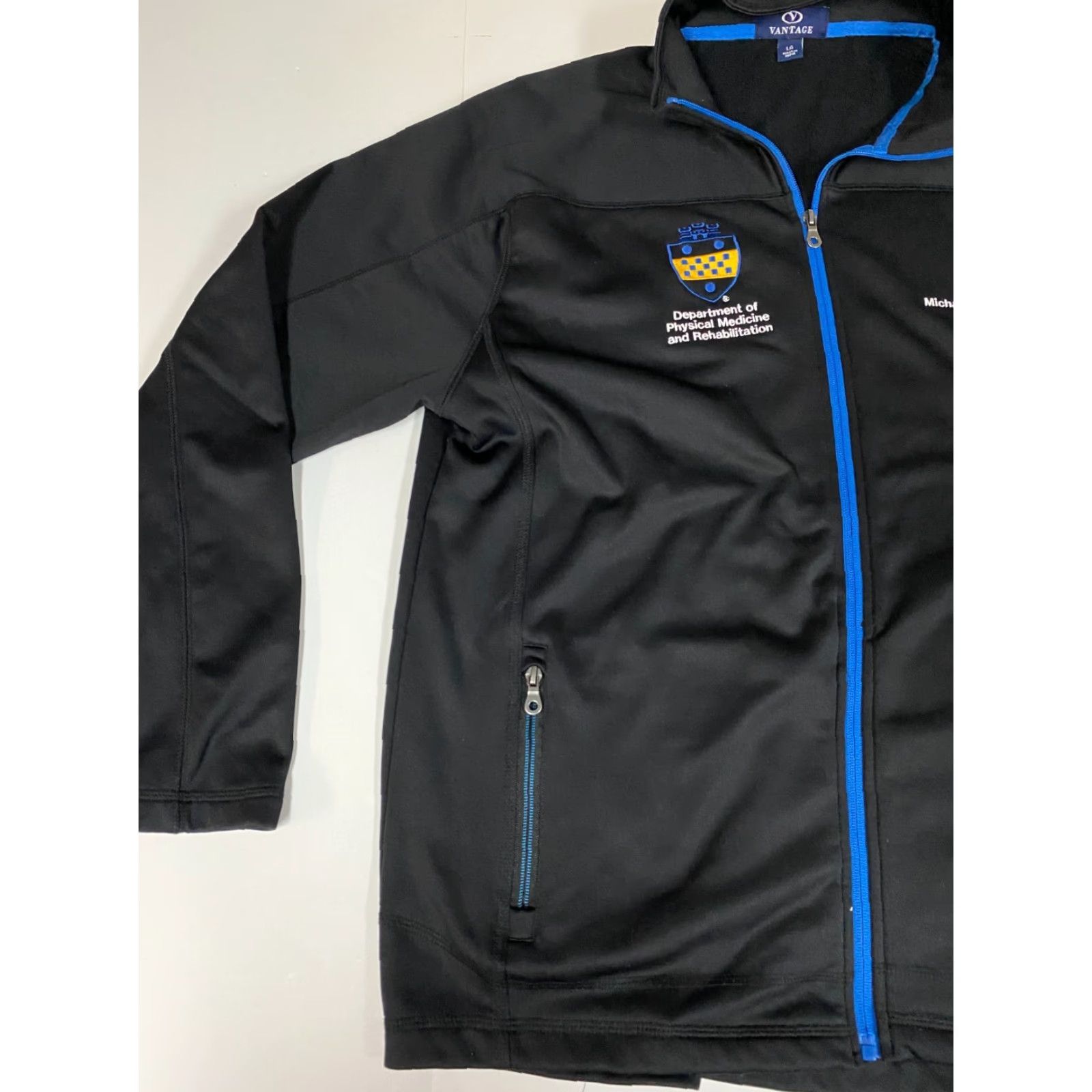 Vintage Vantage Jacket Bomber Jacket Full Zip L Black Mens Regular Size L Storm Knit Polyester Full Zip Casual Fall Winter Sports Men Size US L / EU 52-54 / 3 - 4 Thumbnail