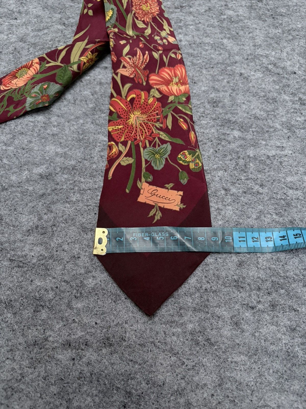 Gucci Vintage Gucci Flower Pattern Ties Size ONE SIZE - 9 Thumbnail